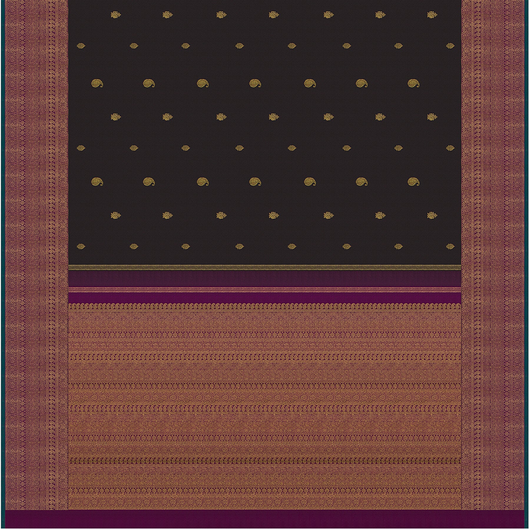 Kanakavalli Kanjivaram Silk Sari 23-595-HS001-09592 - Full View