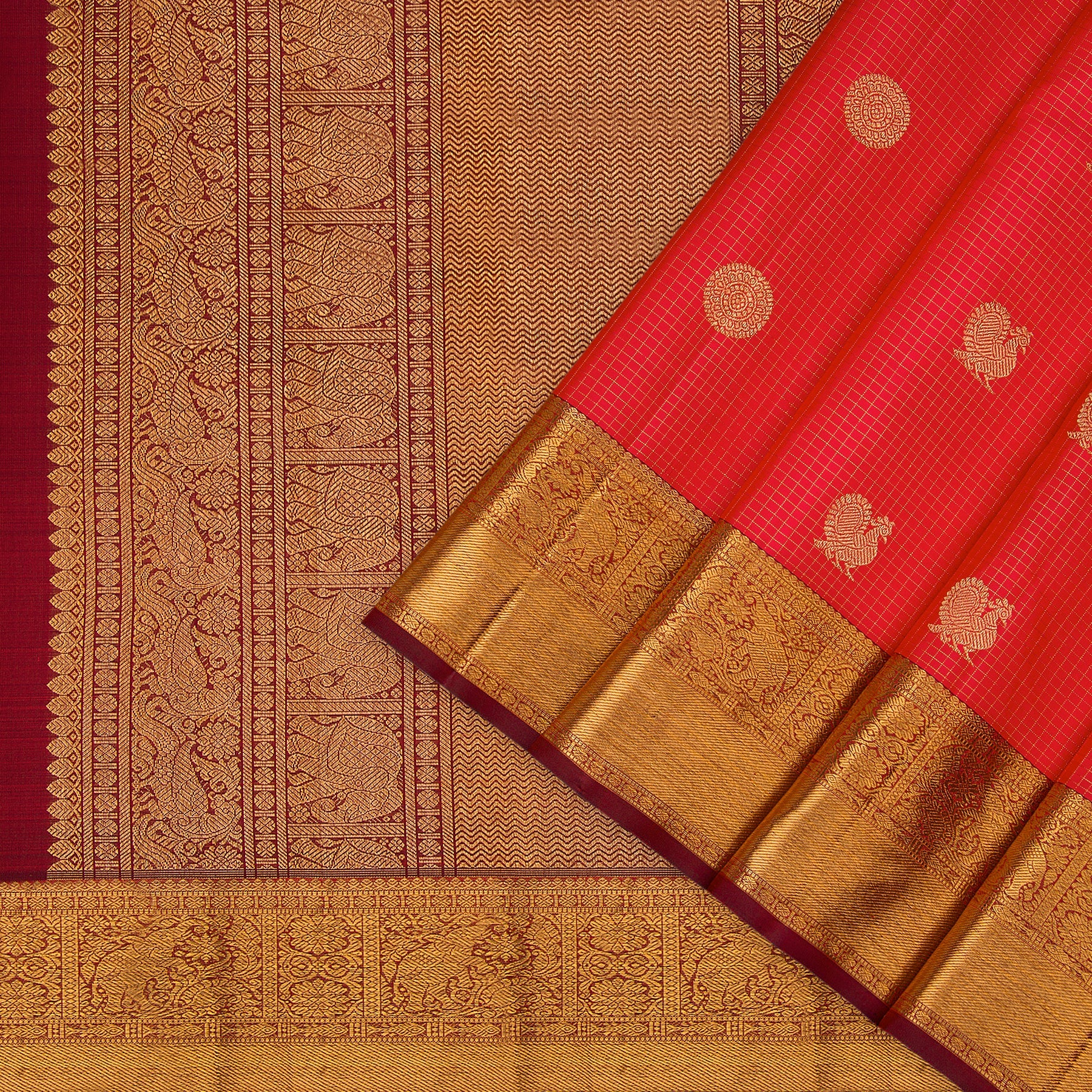 Kanakavalli Kanjivaram Silk Sari 23-595-HS001-09608 - Cover View