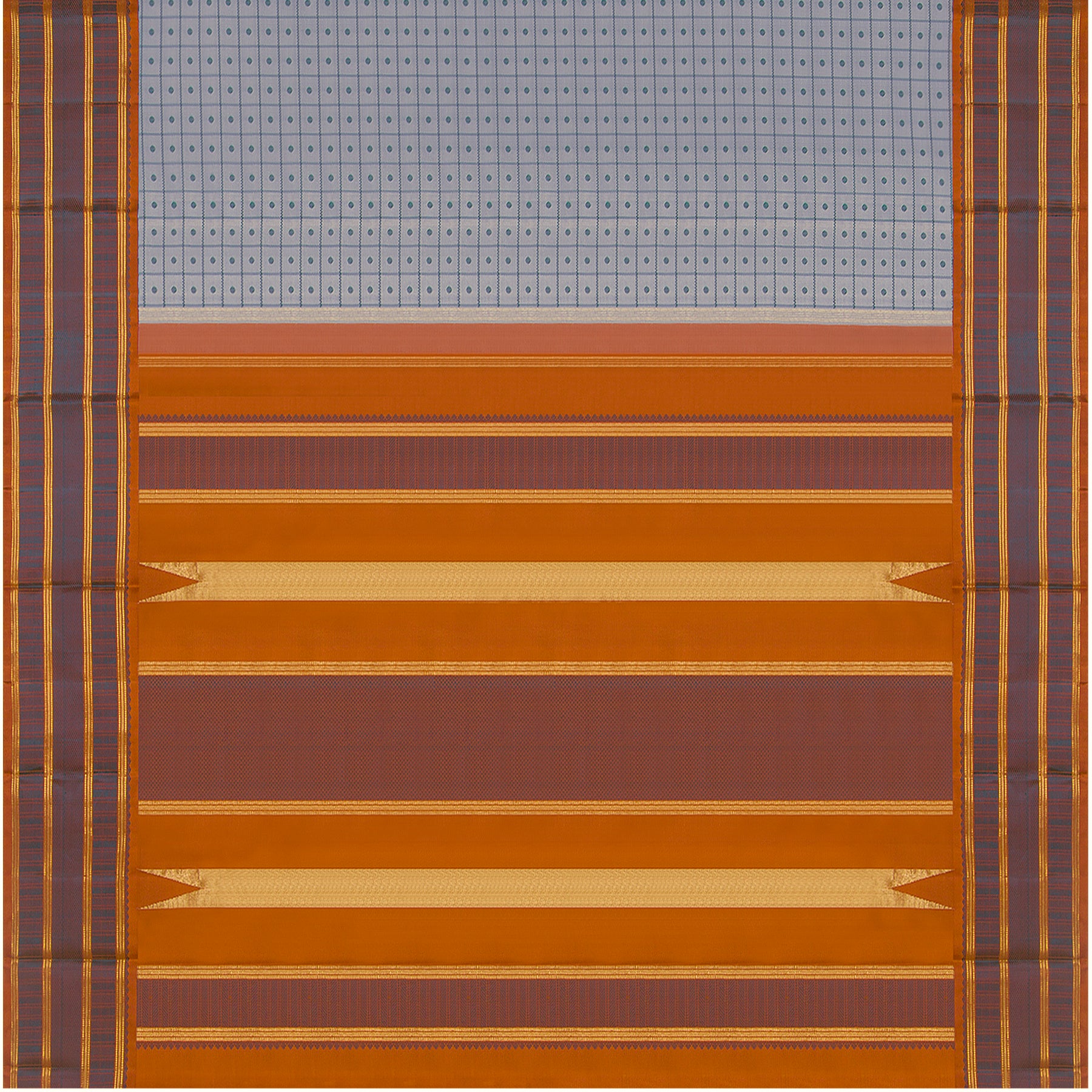 Kanakavalli Kanjivaram Silk Sari 23-595-HS001-09900 - Full View