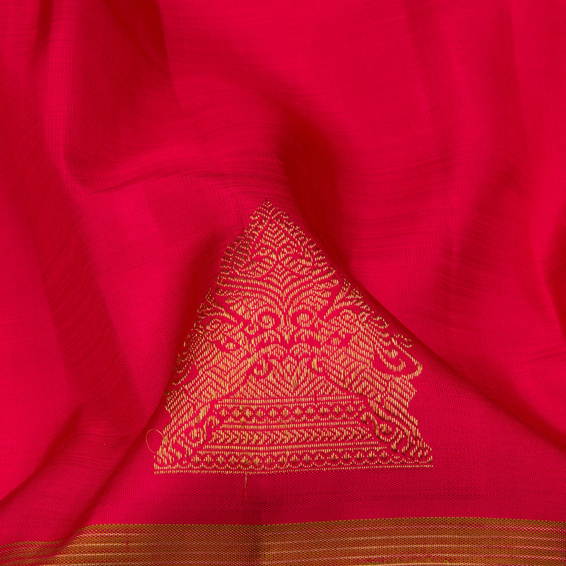 Kanakavalli Kanjivaram Silk Sari 23-595-HS001-10542 - Fabric View