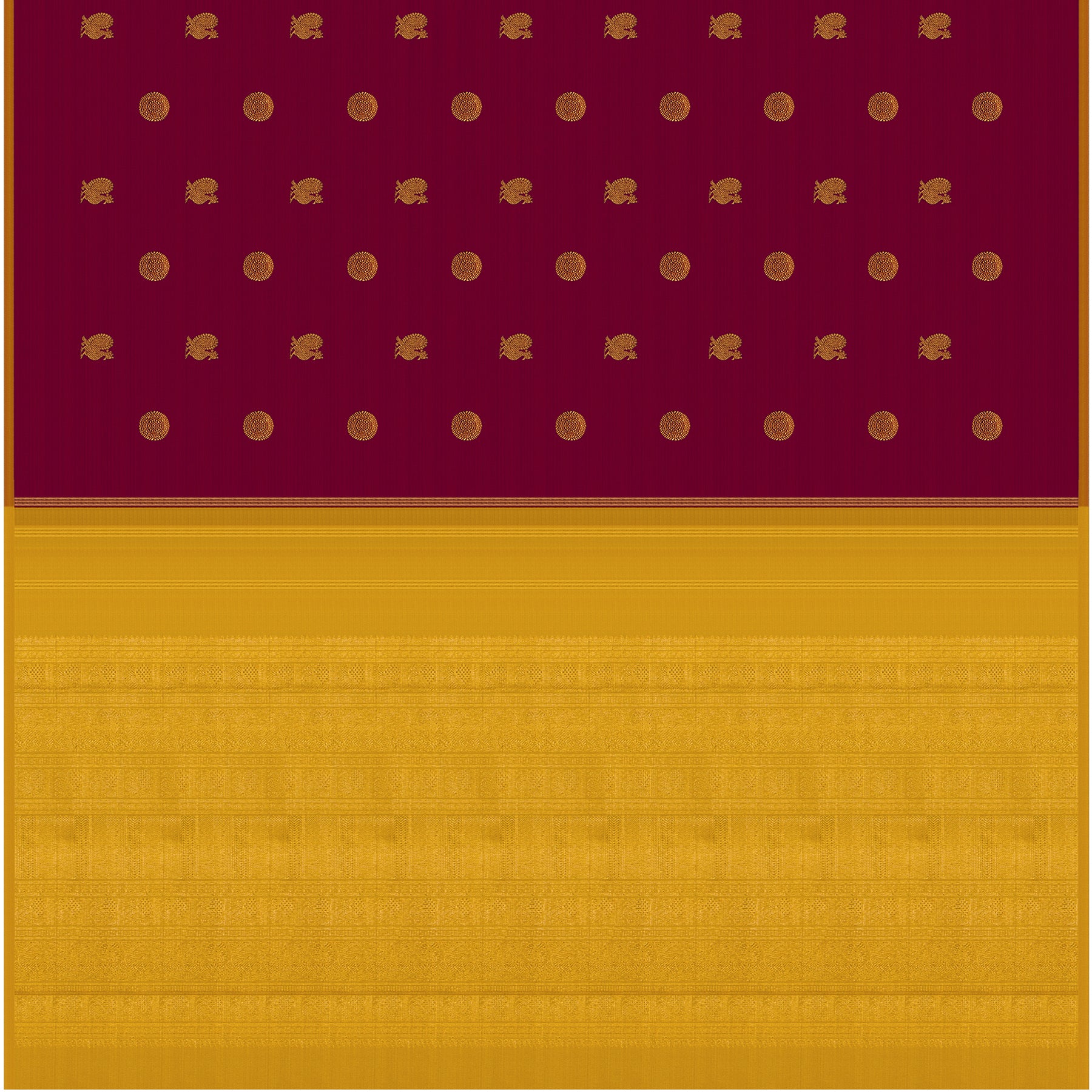 Kanakavalli Kanjivaram Silk Sari 23-595-HS001-10544 - Full View