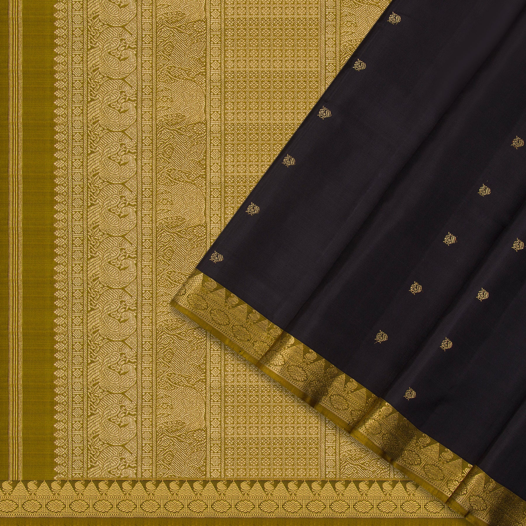 Kanakavalli Kanjivaram Silk Sari 23-595-HS001-10596 - Cover View