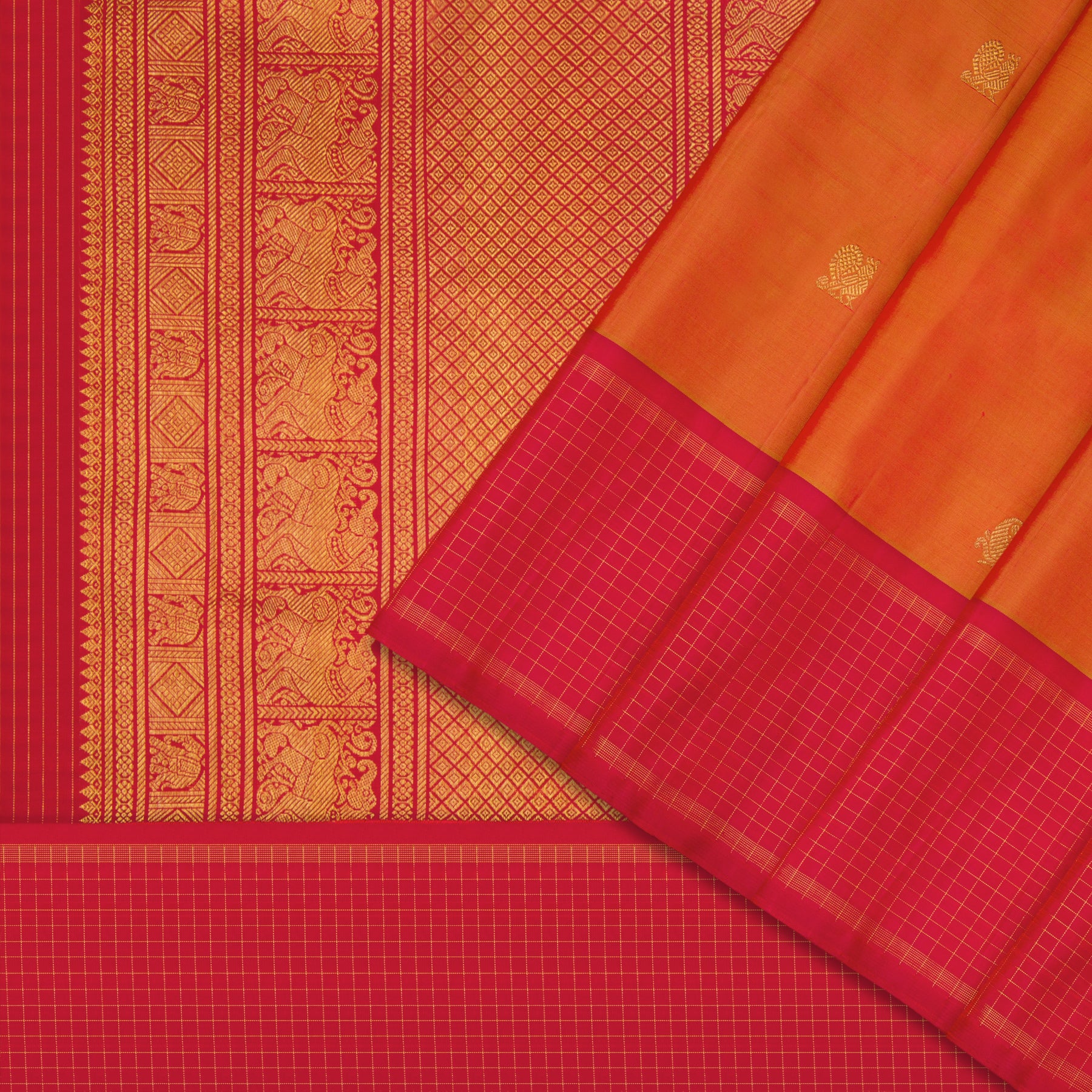Kanakavalli Kanjivaram Silk Sari 23-595-HS001-10610 - Cover View