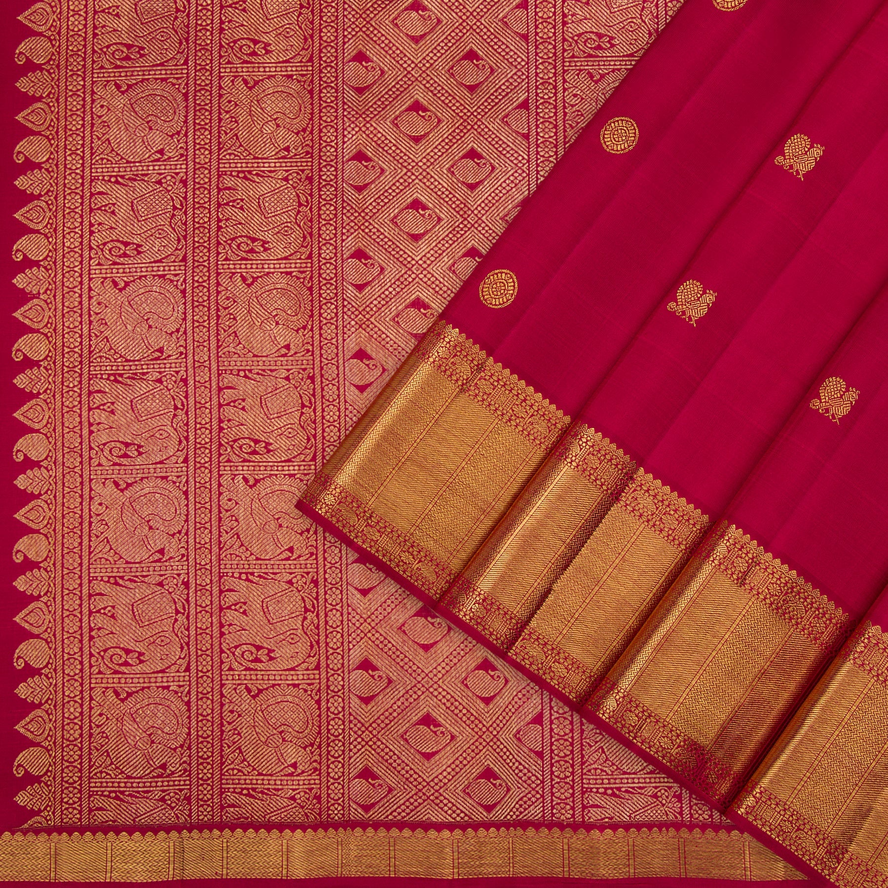 Kanakavalli Kanjivaram Silk Sari 23-595-HS001-10642 - Cover View