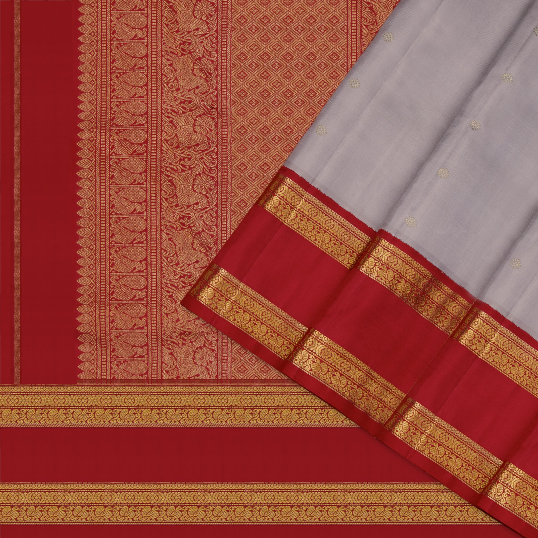 Kanakavalli Kanjivaram Silk Sari 23-595-HS001-10660 - Cover View