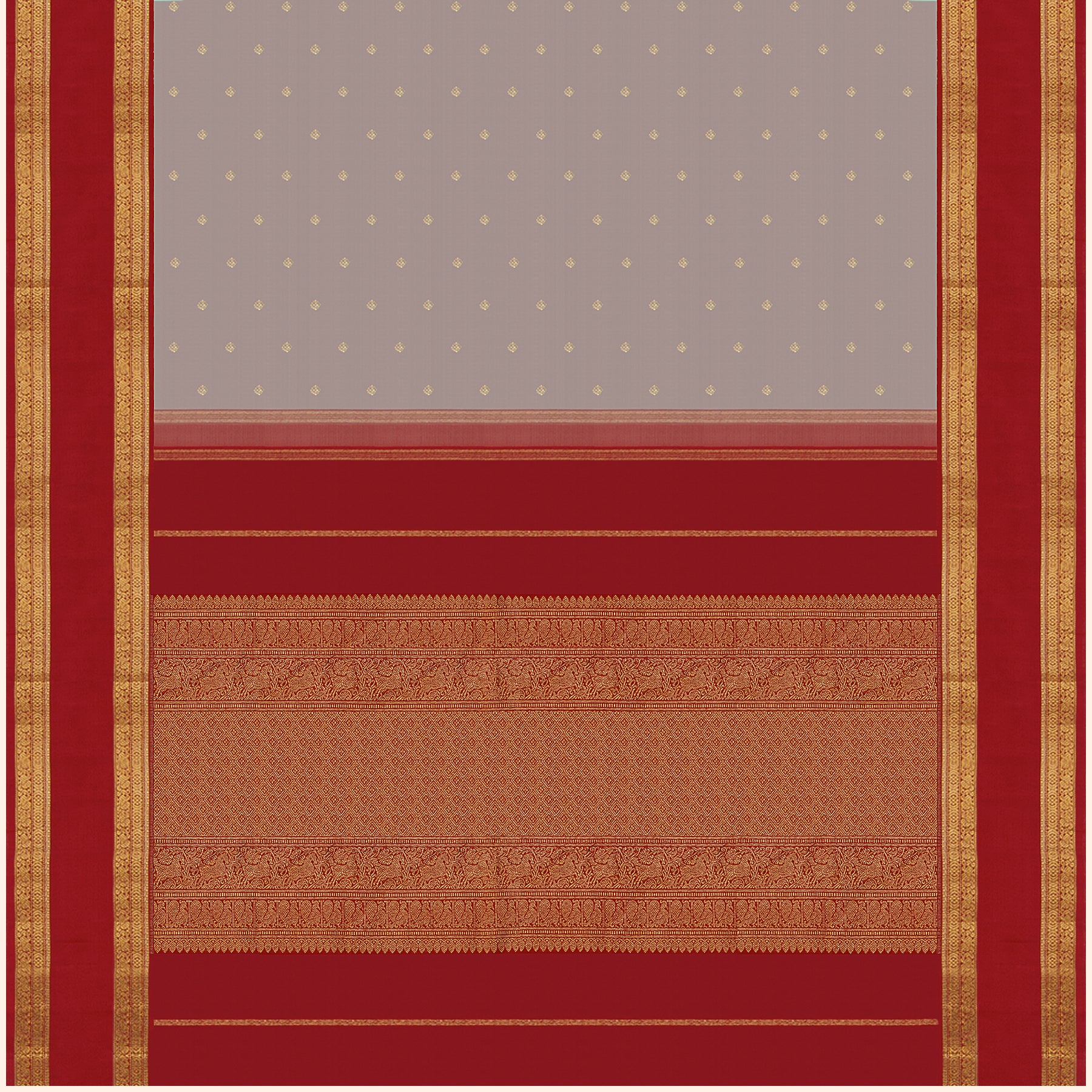 Kanakavalli Kanjivaram Silk Sari 23-595-HS001-10660 - Full View