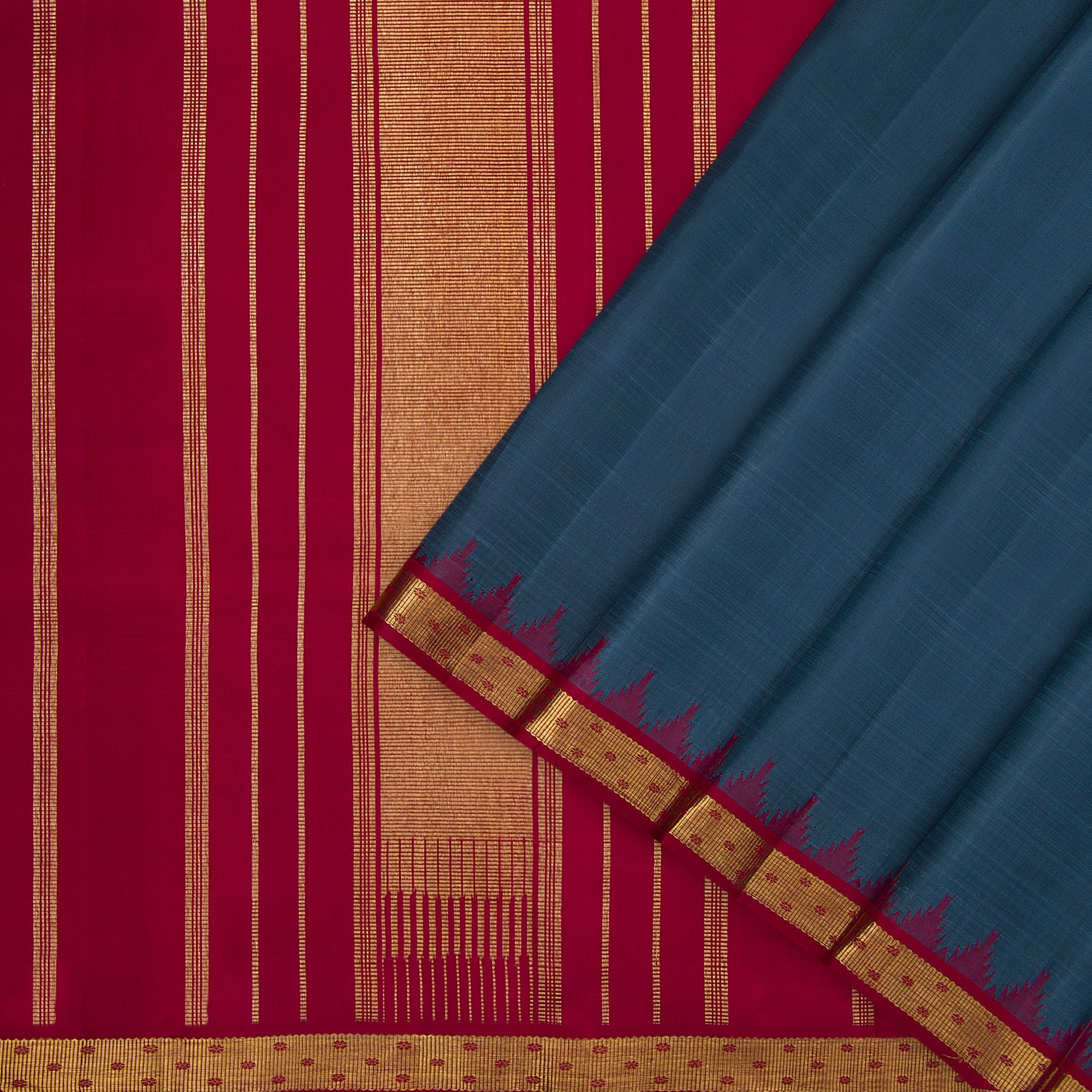 Kanakavalli Kanjivaram Silk Sari 23-595-HS001-10690 - Cover View