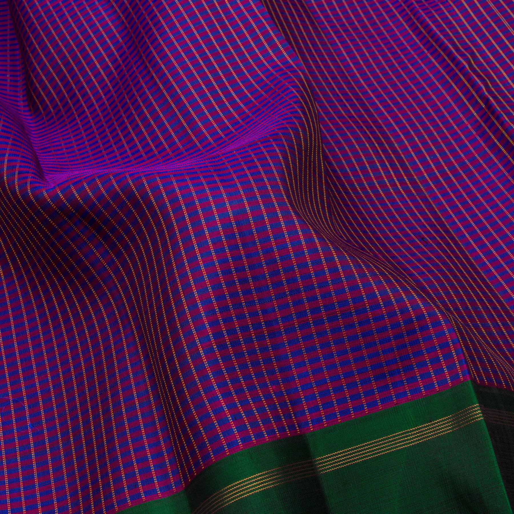 Kanakavalli Kanjivaram Silk Sari 23-595-HS001-11331 - Fabric View