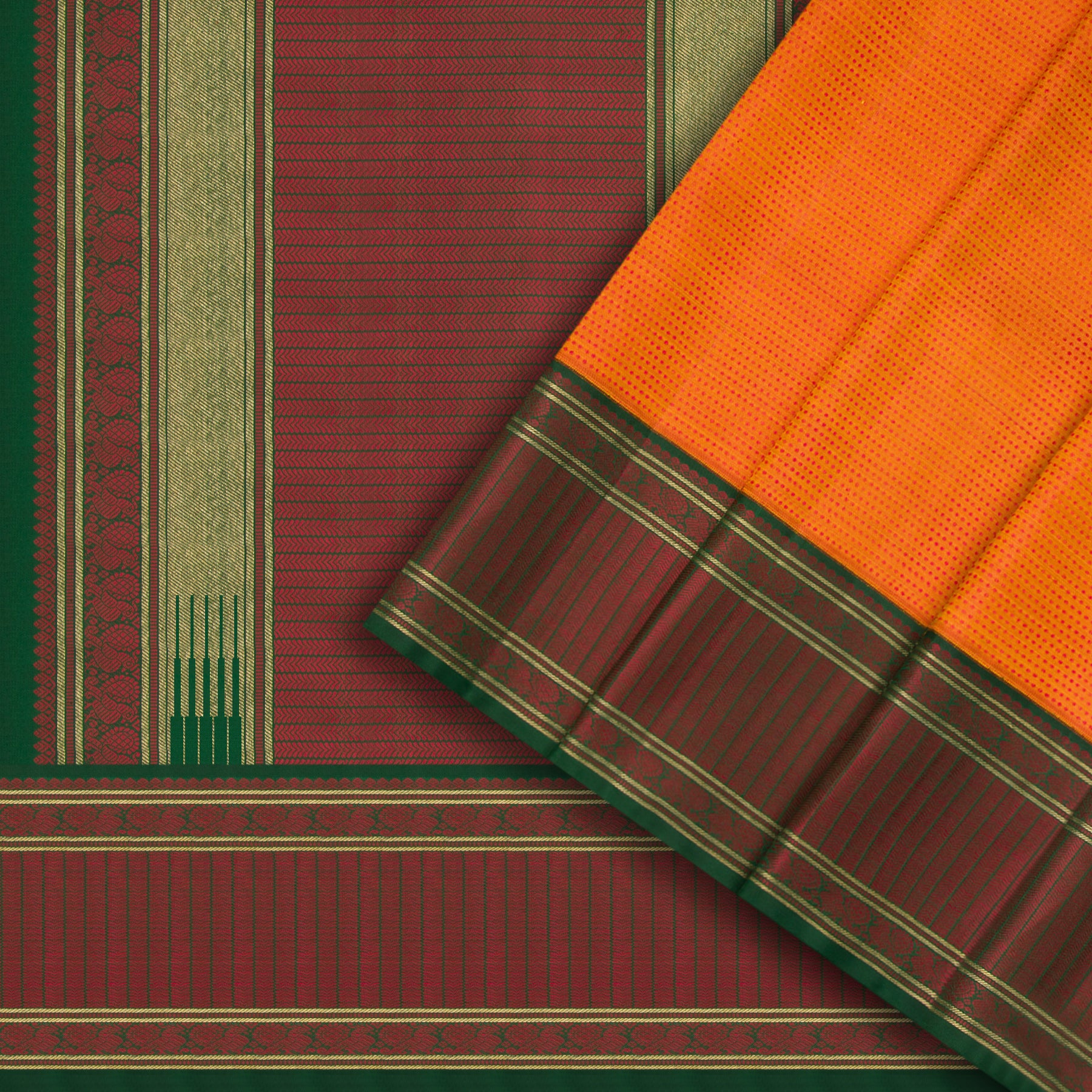 Kanakavalli Kanjivaram Silk Sari 23-595-HS001-11431 - Cover View