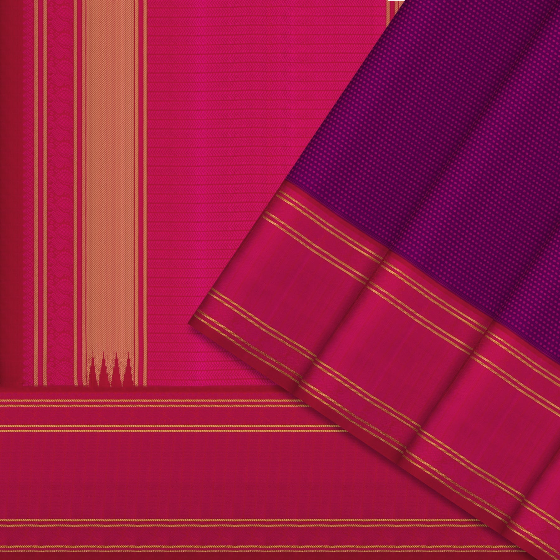 Kanakavalli Kanjivaram Silk Sari 23-595-HS001-11435 - Cover View