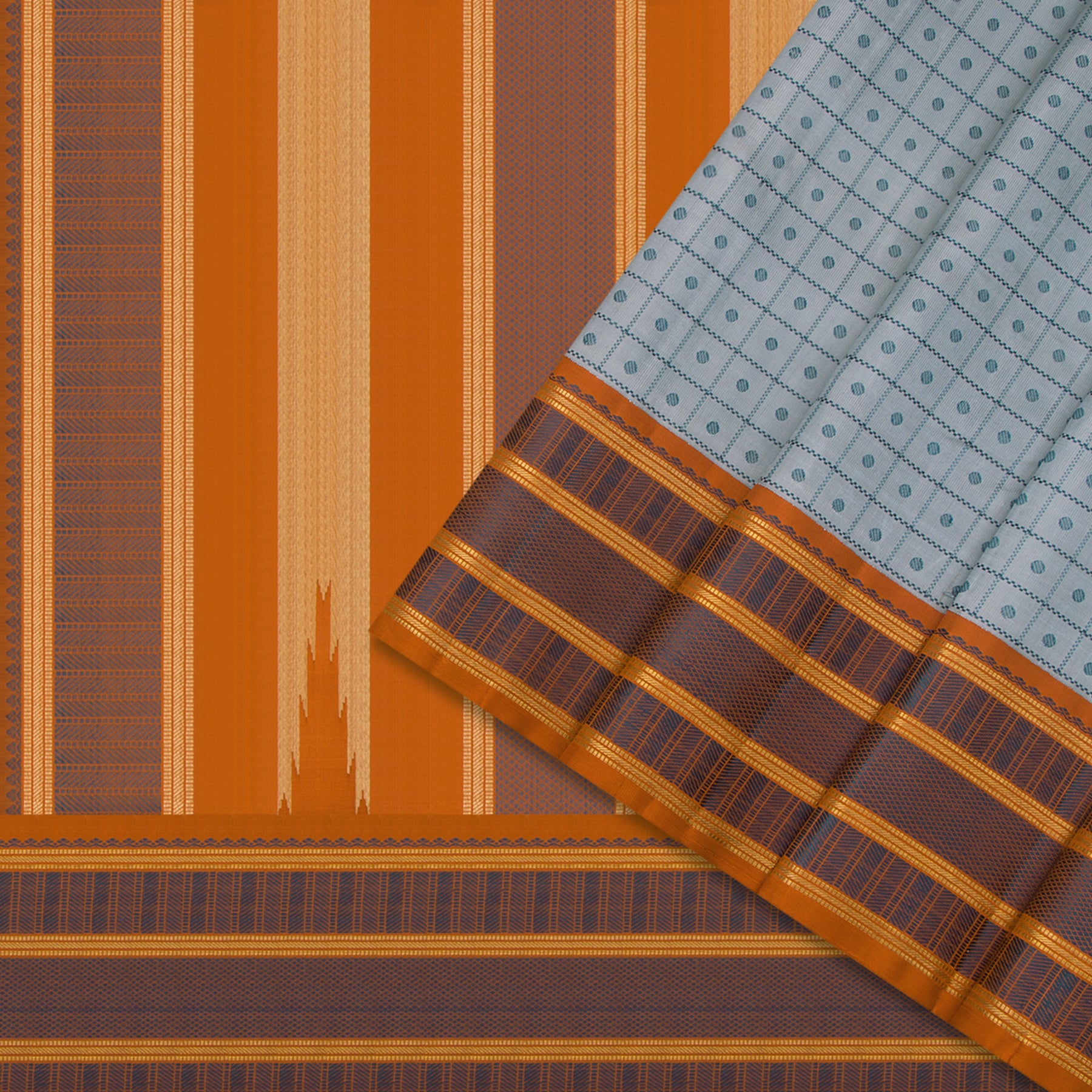 Kanakavalli Kanjivaram Silk Sari 23-595-HS001-11436 - Cover View