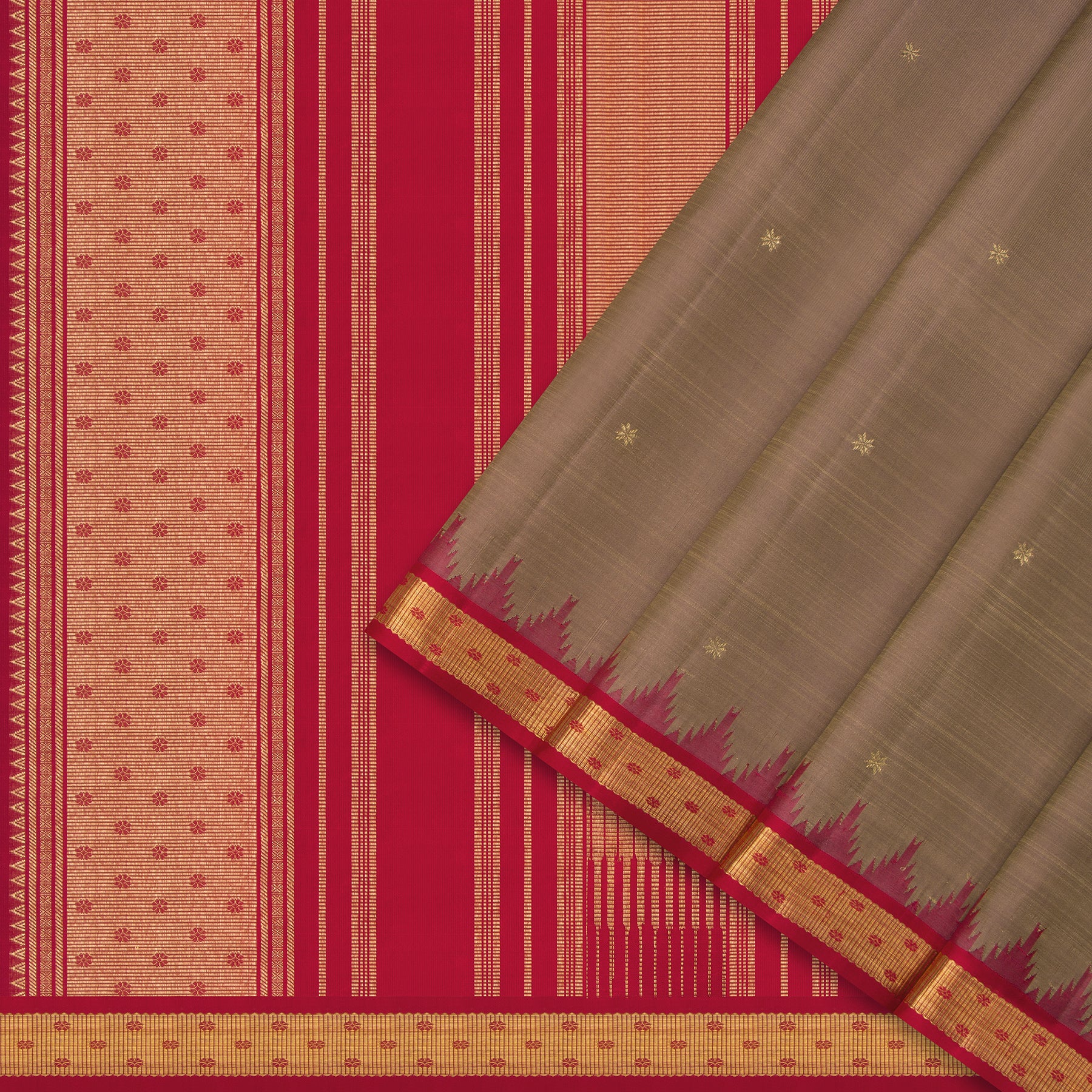 Kanakavalli Kanjivaram Silk Sari 23-595-HS001-12155 - Cover View