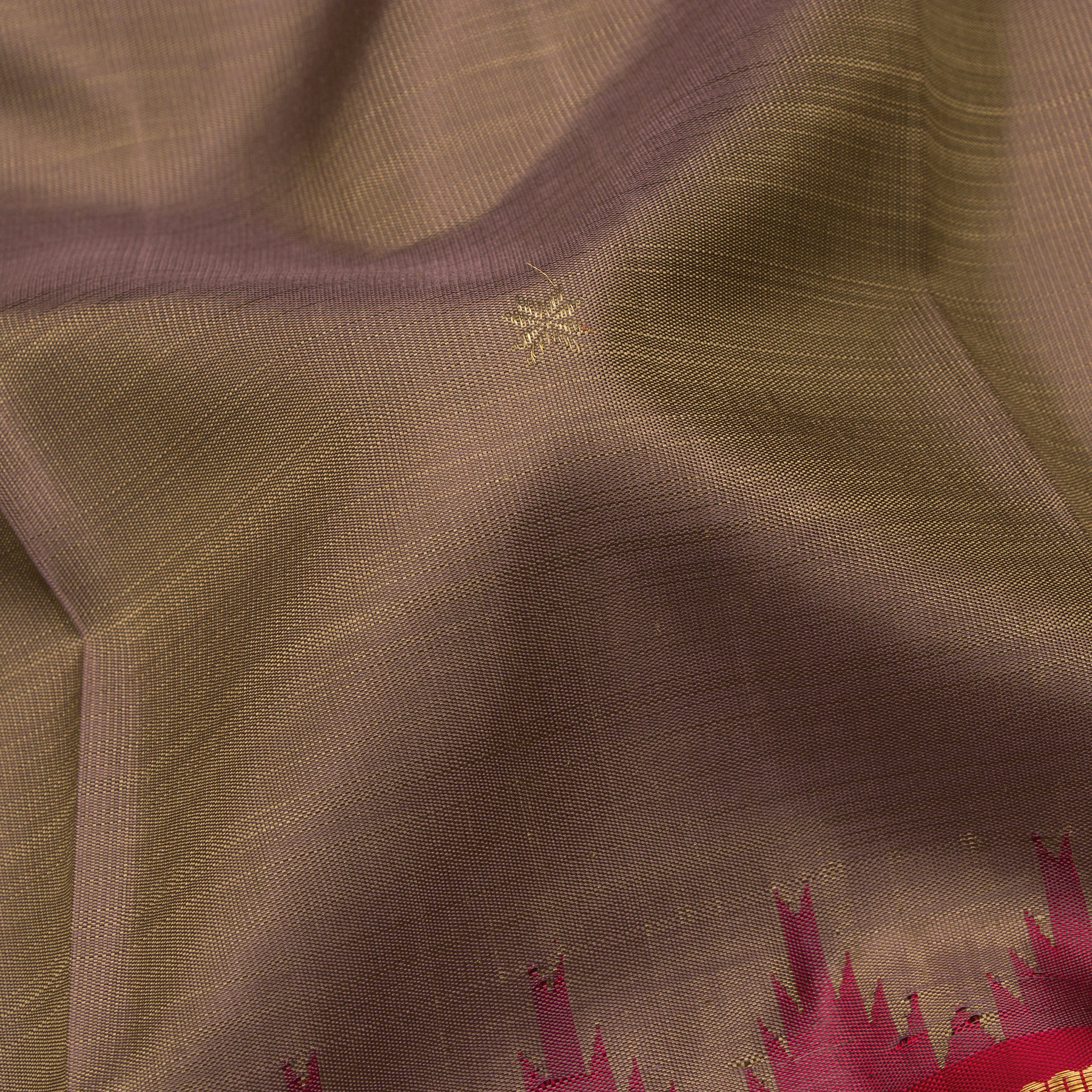 Kanakavalli Kanjivaram Silk Sari 23-595-HS001-12155 - Fabric View