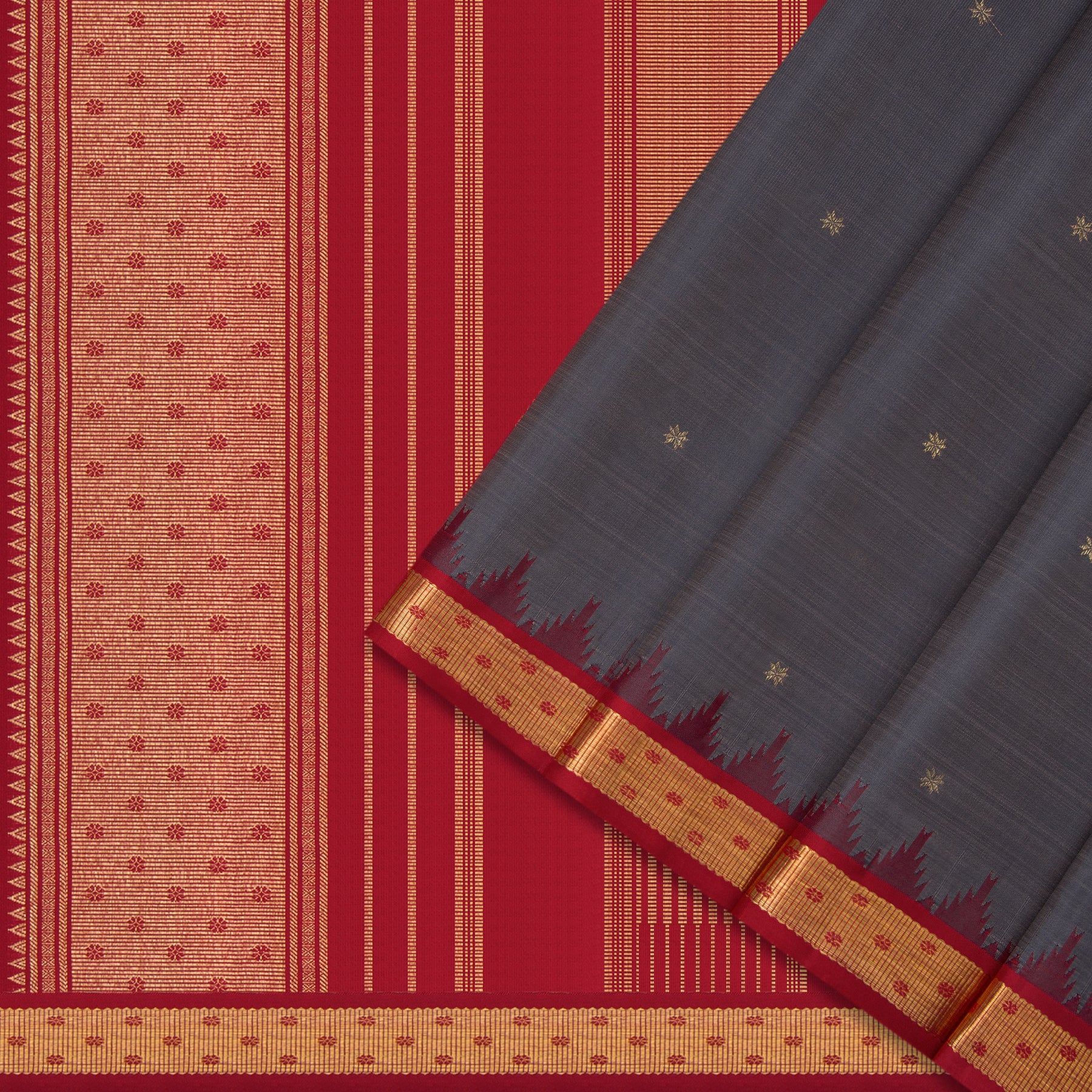 Kanakavalli Kanjivaram Silk Sari 23-595-HS001-12157 - Cover View