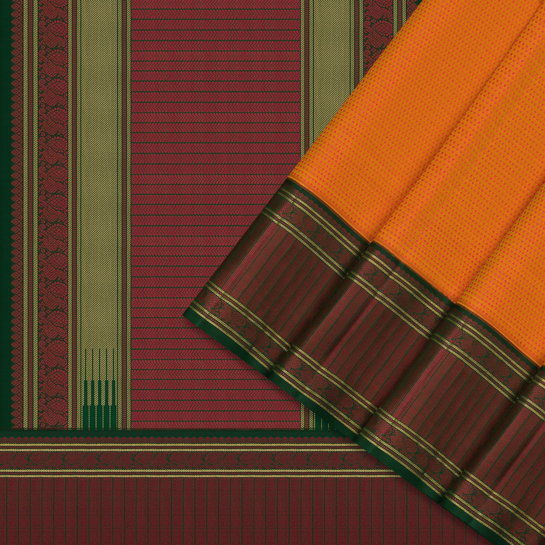 Kanakavalli Kanjivaram Silk Sari 23-595-HS001-12169 - Cover View
