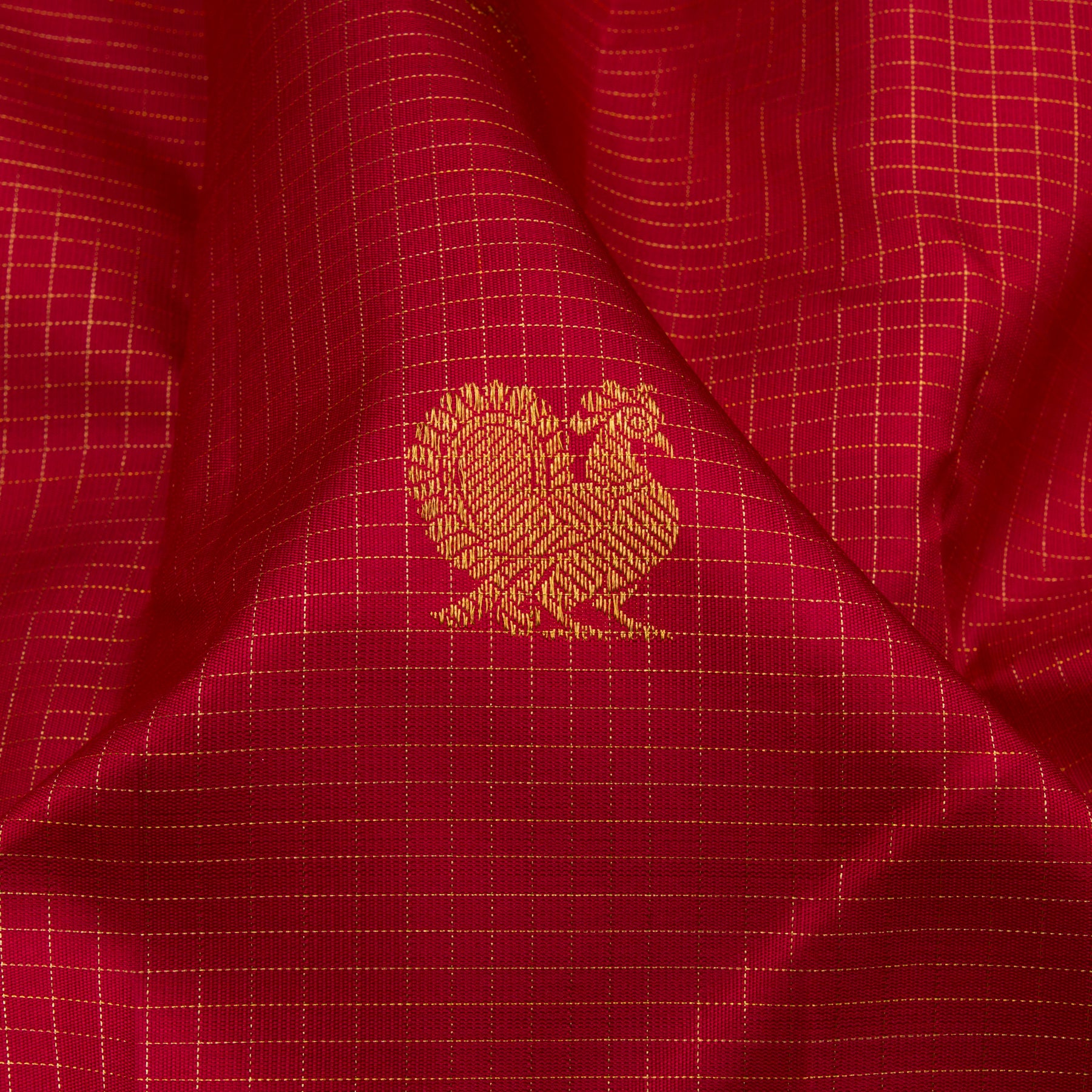 Kanakavalli Kanjivaram Silk Sari 23-595-HS001-12173 - Fabric View