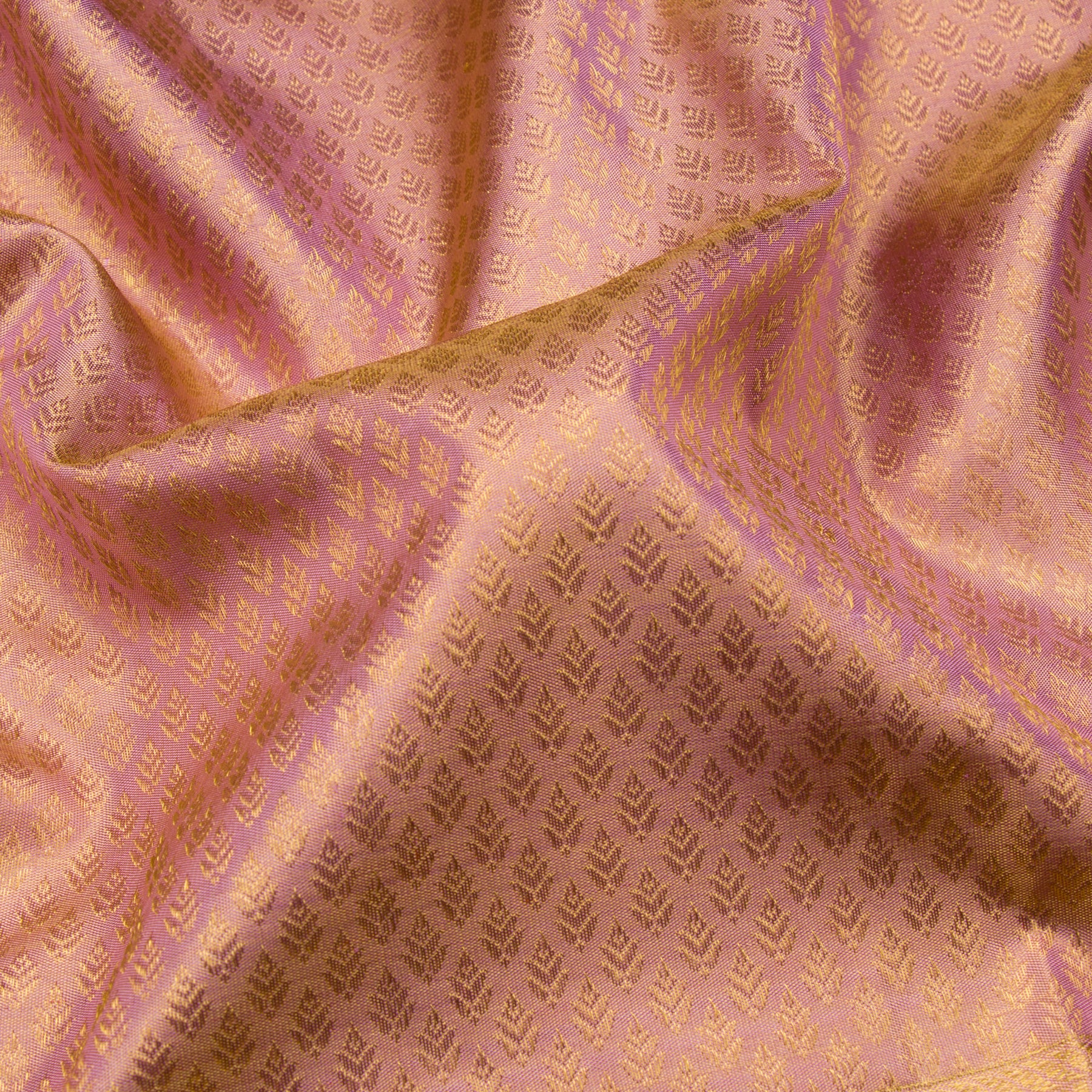 Kanakavalli Kanjivaram Silk Sari 23-595-HS001-12219 - Fabric View