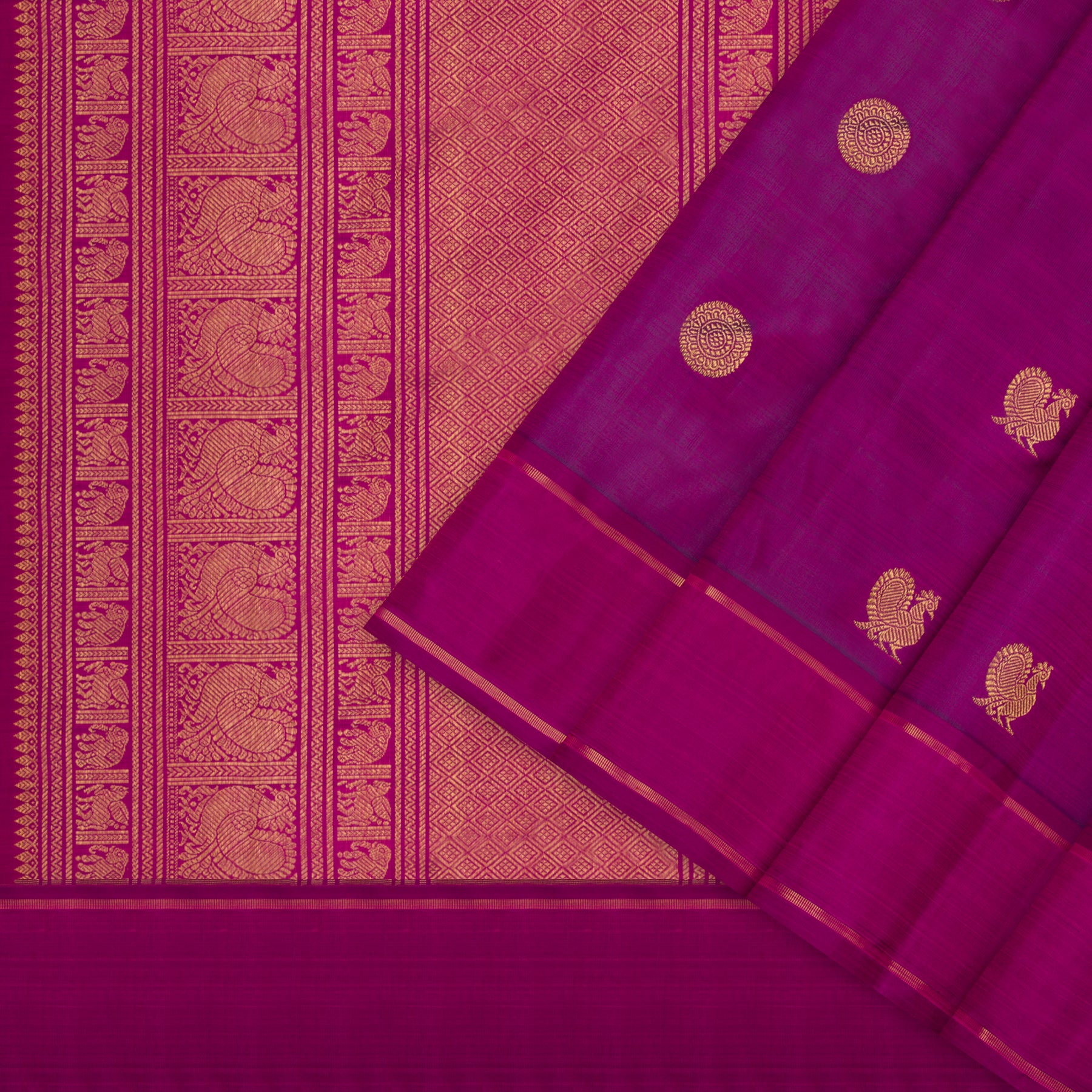 Kanakavalli Kanjivaram Silk Sari 23-595-HS001-12714 - Cover View