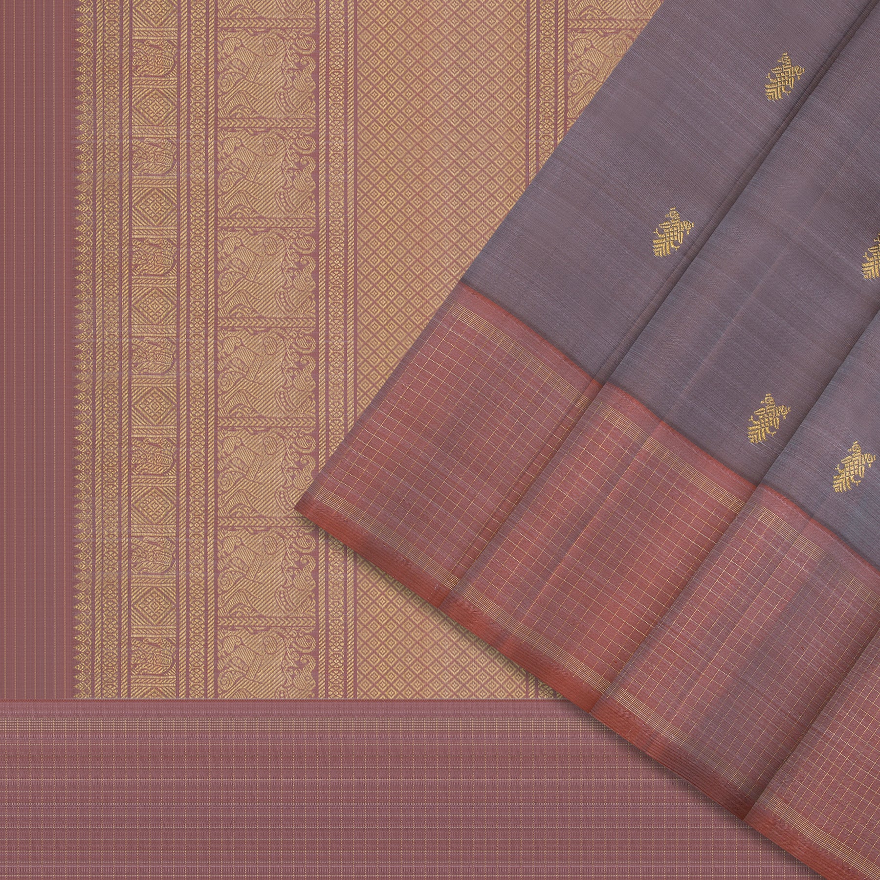 Kanakavalli Kanjivaram Silk Sari 23-595-HS001-12771 - Cover View