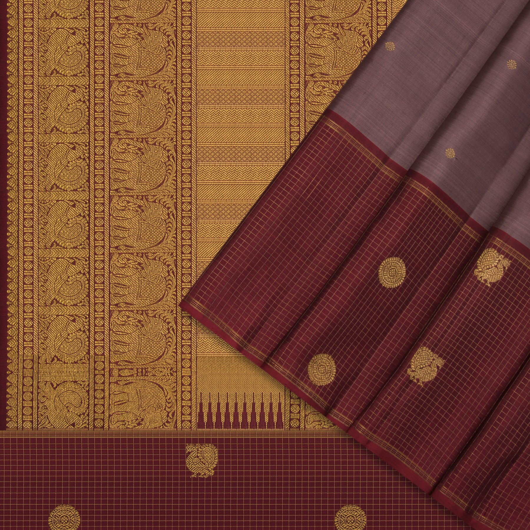 Kanakavalli Kanjivaram Silk Sari 23-595-HS001-12774 - Cover View