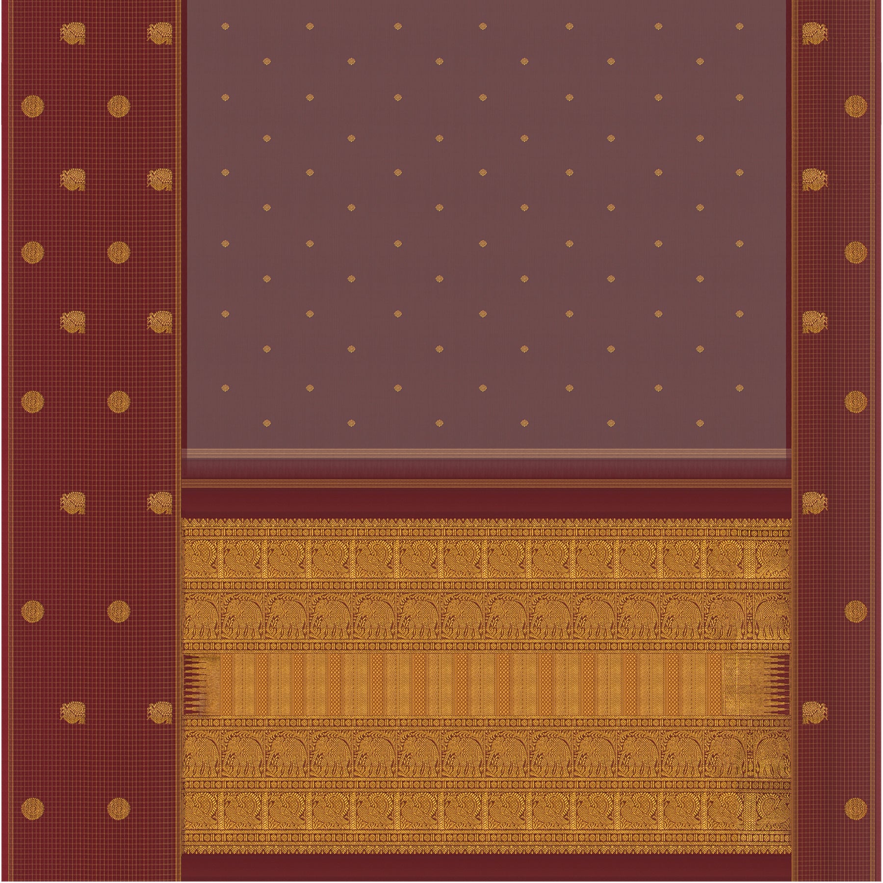 Kanakavalli Kanjivaram Silk Sari 23-595-HS001-12774 - Full View