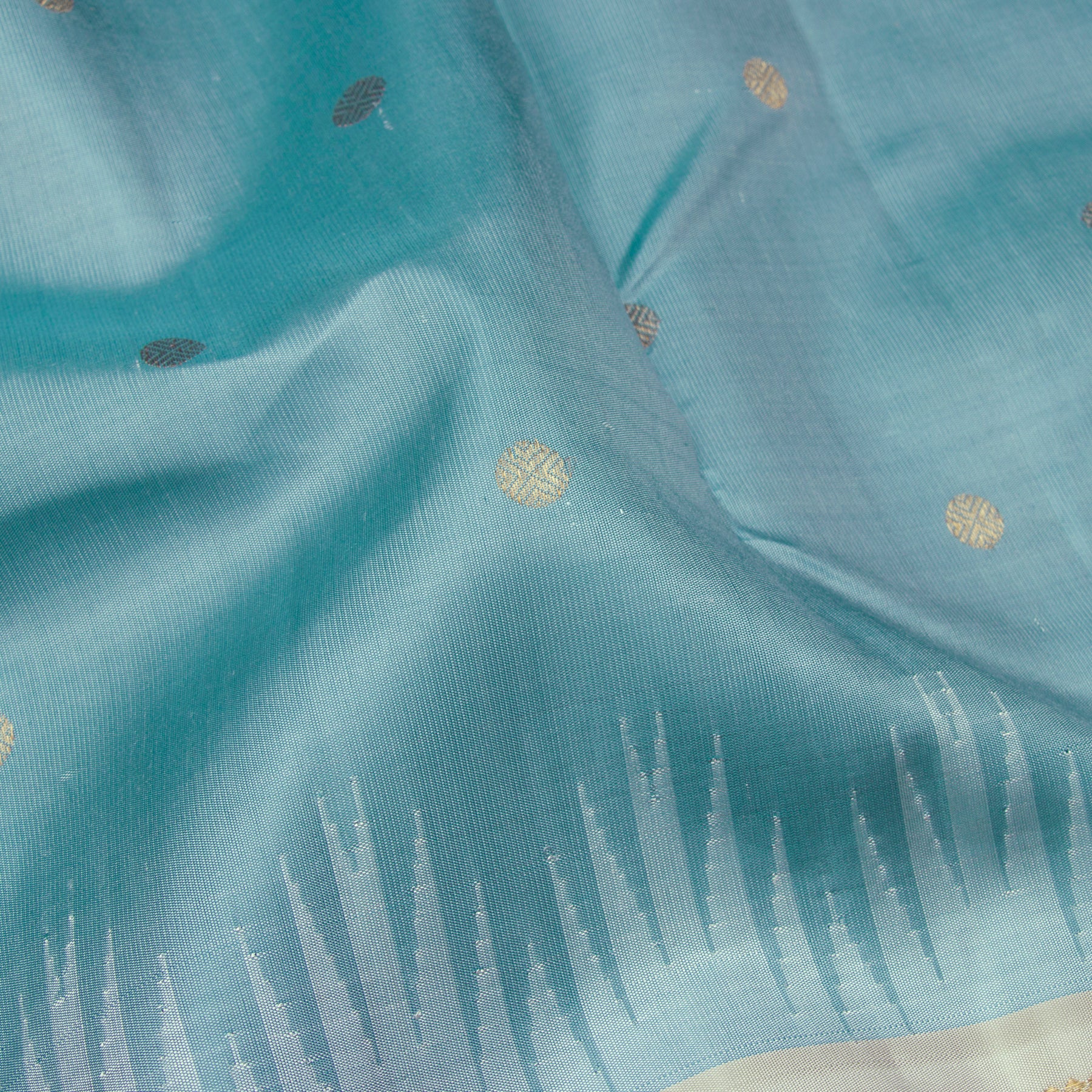 Kanakavalli Kanjivaram Silk Sari 23-595-HS001-12812 - Fabric View