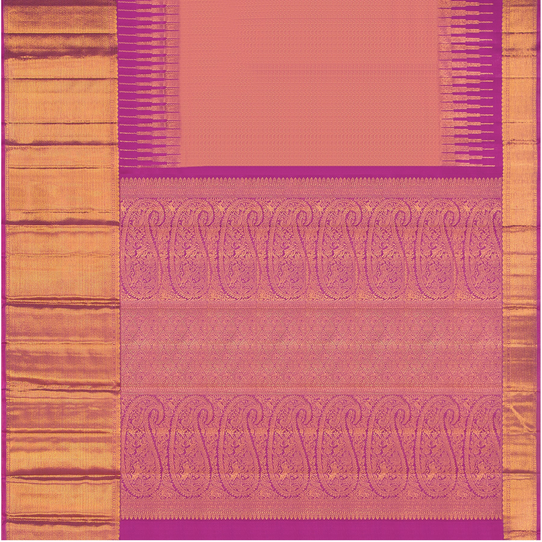 Kanakavalli Kanjivaram Silk Sari 23-595-HS001-12817 - Full View