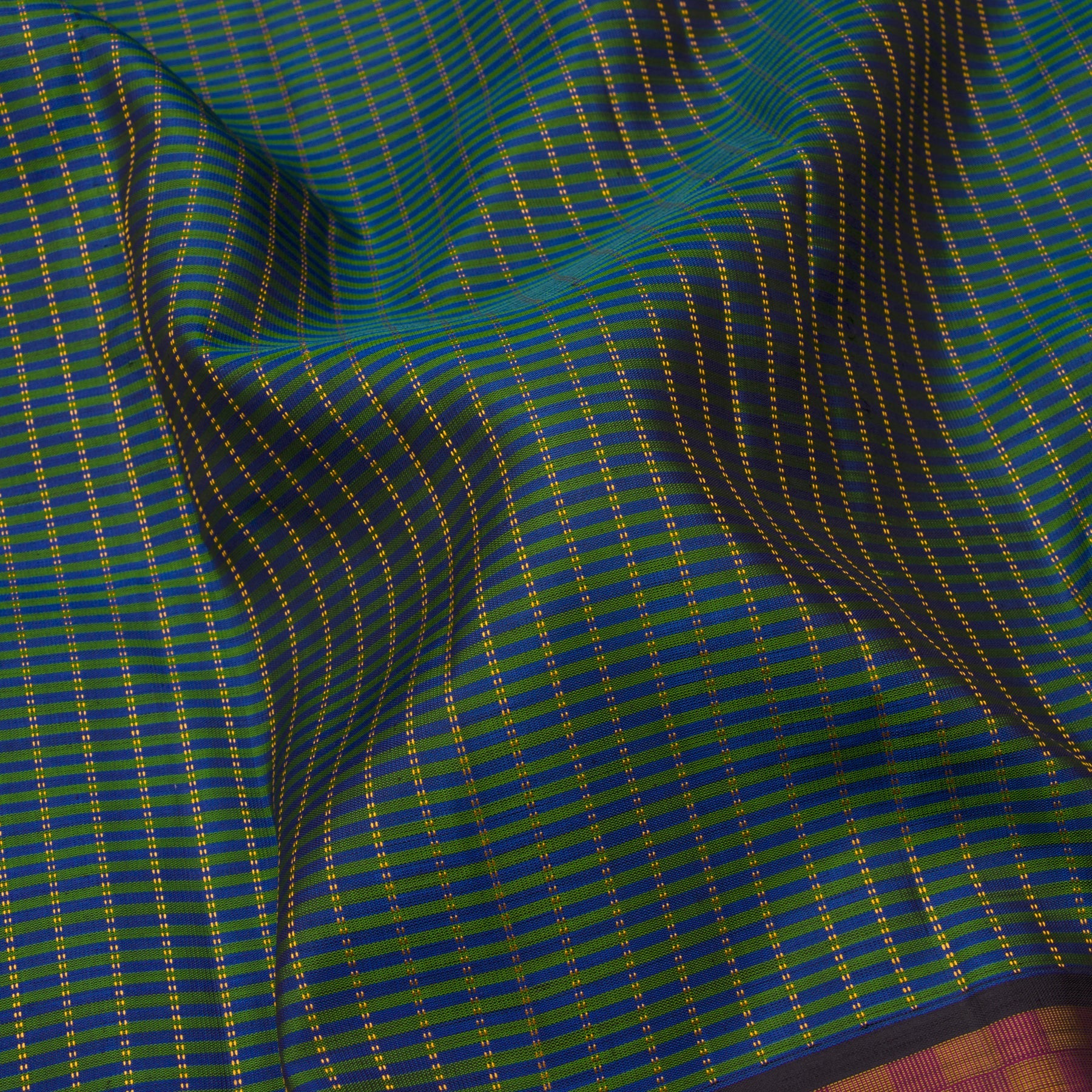 Kanakavalli Kanjivaram Silk Sari 23-595-HS001-13619 - Fabric View