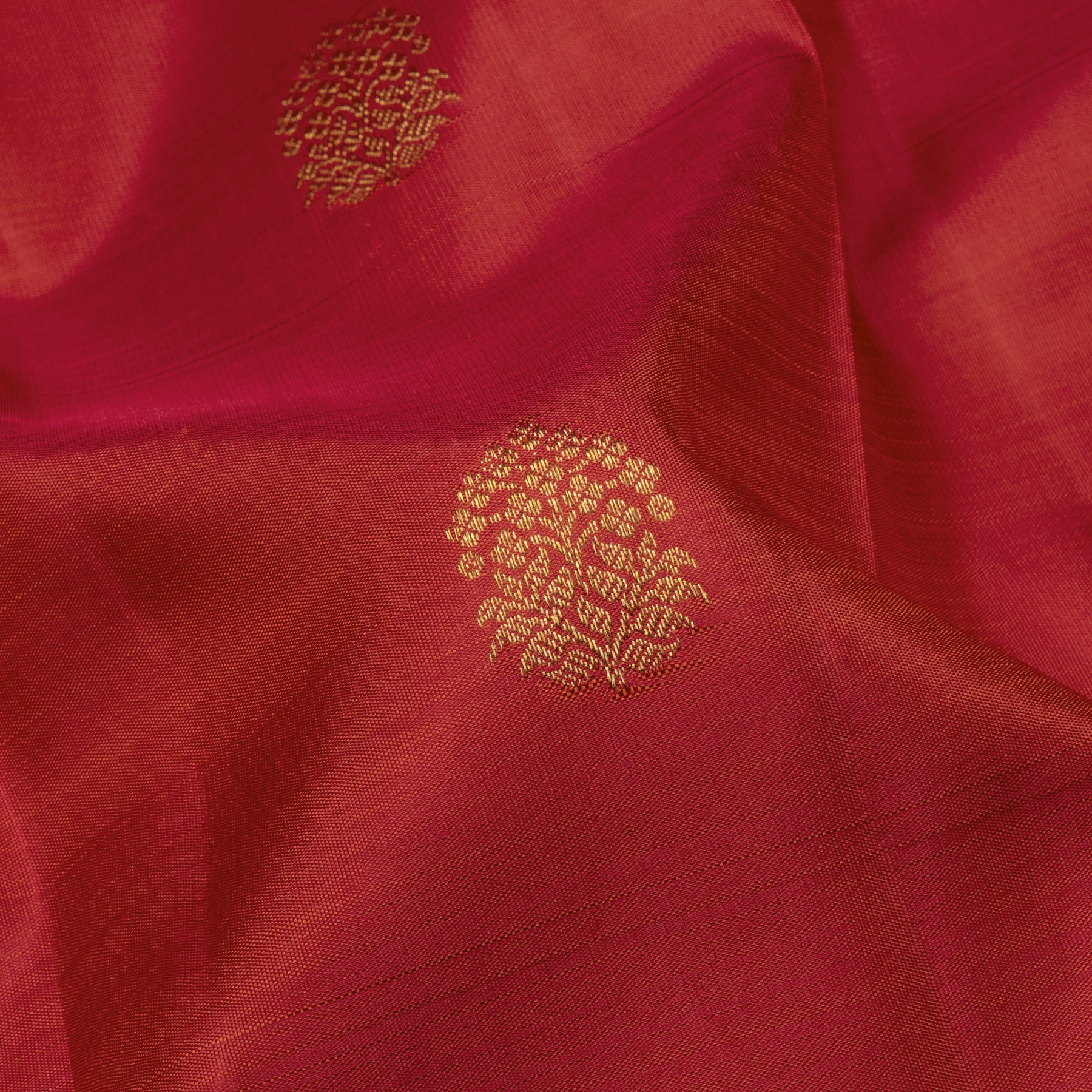 Kanakavalli Kanjivaram Silk Sari 23-595-HS001-13641 - Fabric View