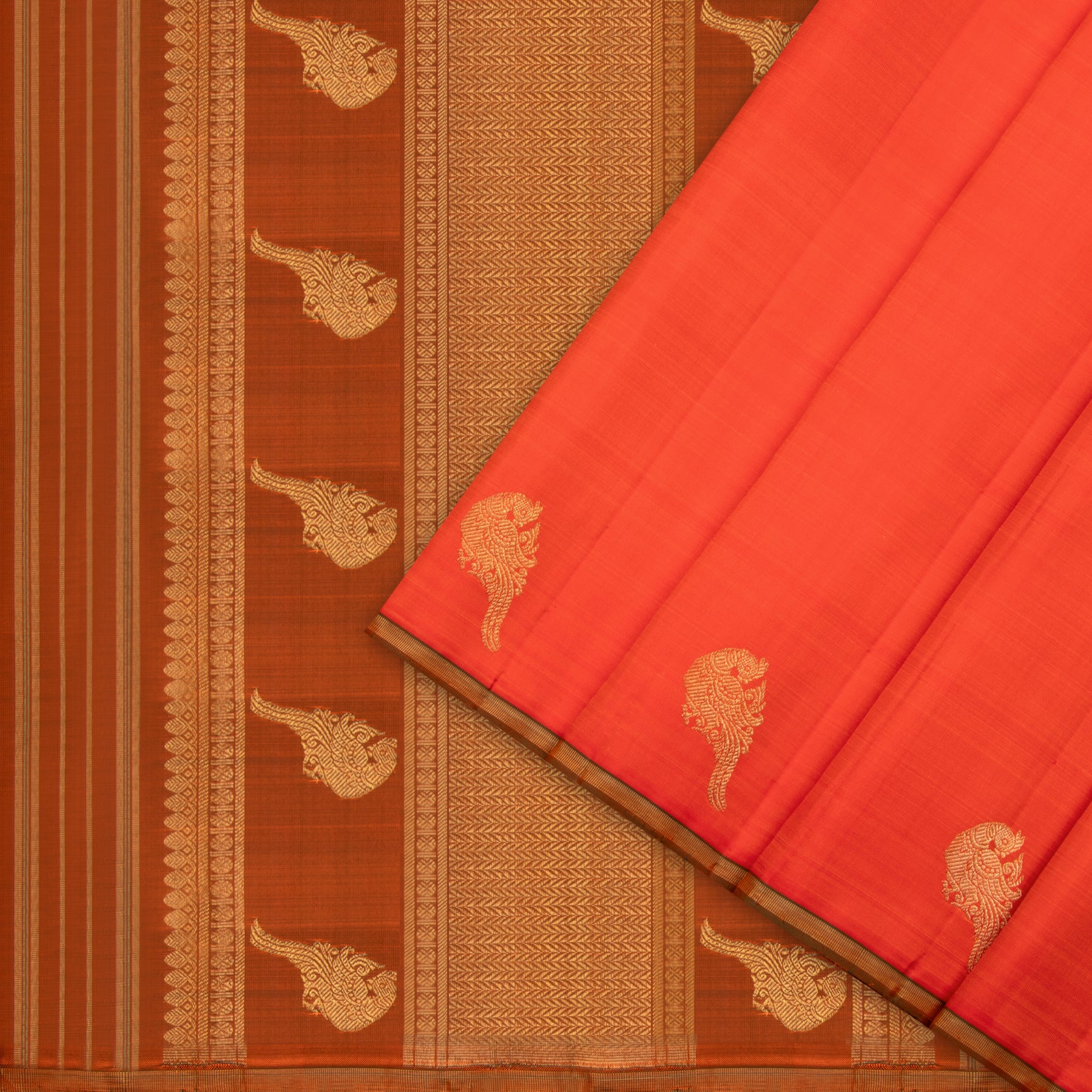 Kanakavalli Kanjivaram Silk Sari 23-595-HS001-13646 - Cover View
