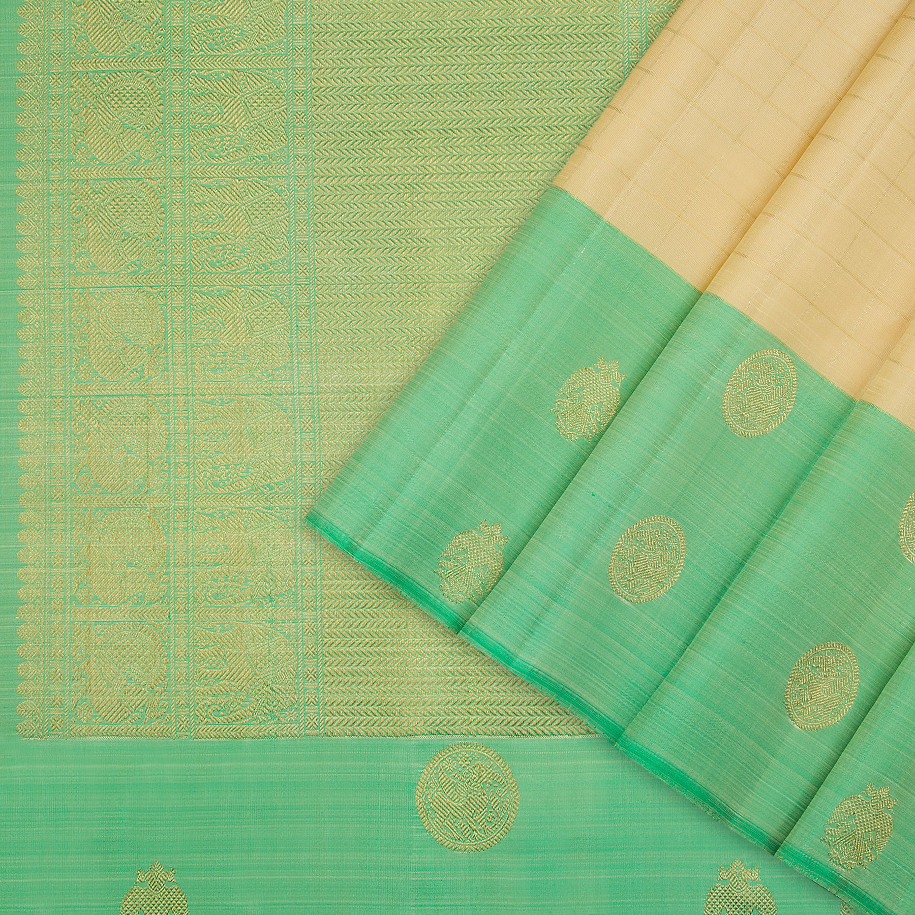 Kanakavalli Kanjivaram Silk Sari 23-595-HS001-13653 - Cover View