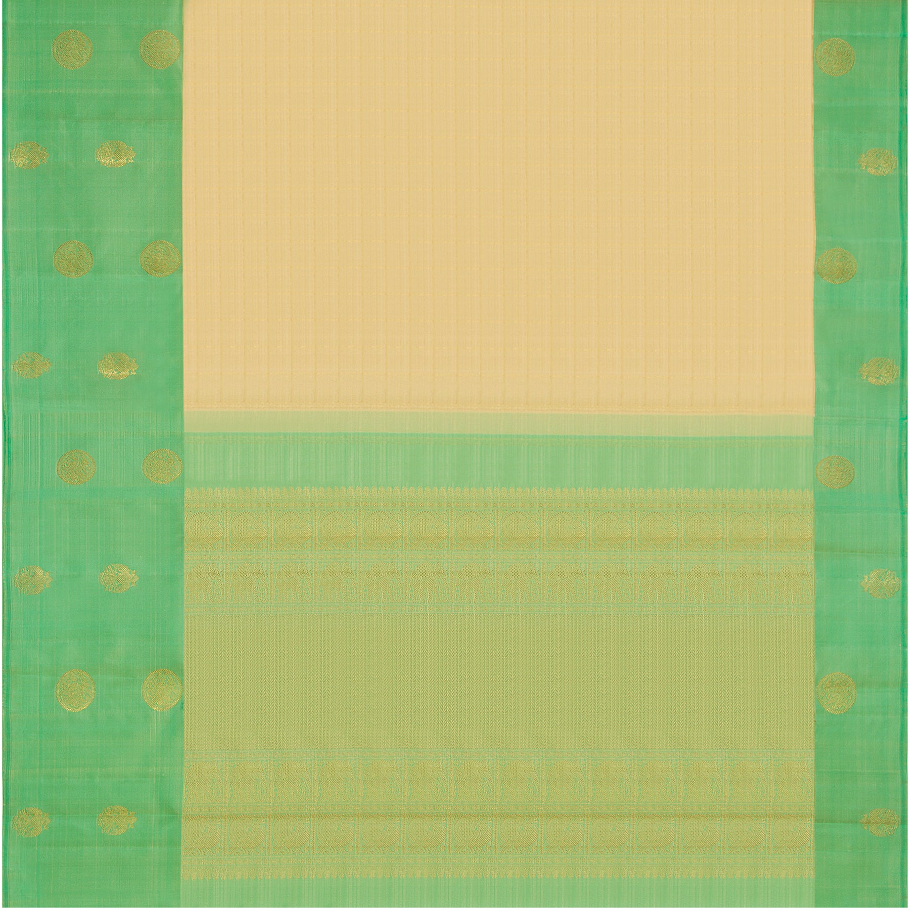 Kanakavalli Kanjivaram Silk Sari 23-595-HS001-13653 - Full View