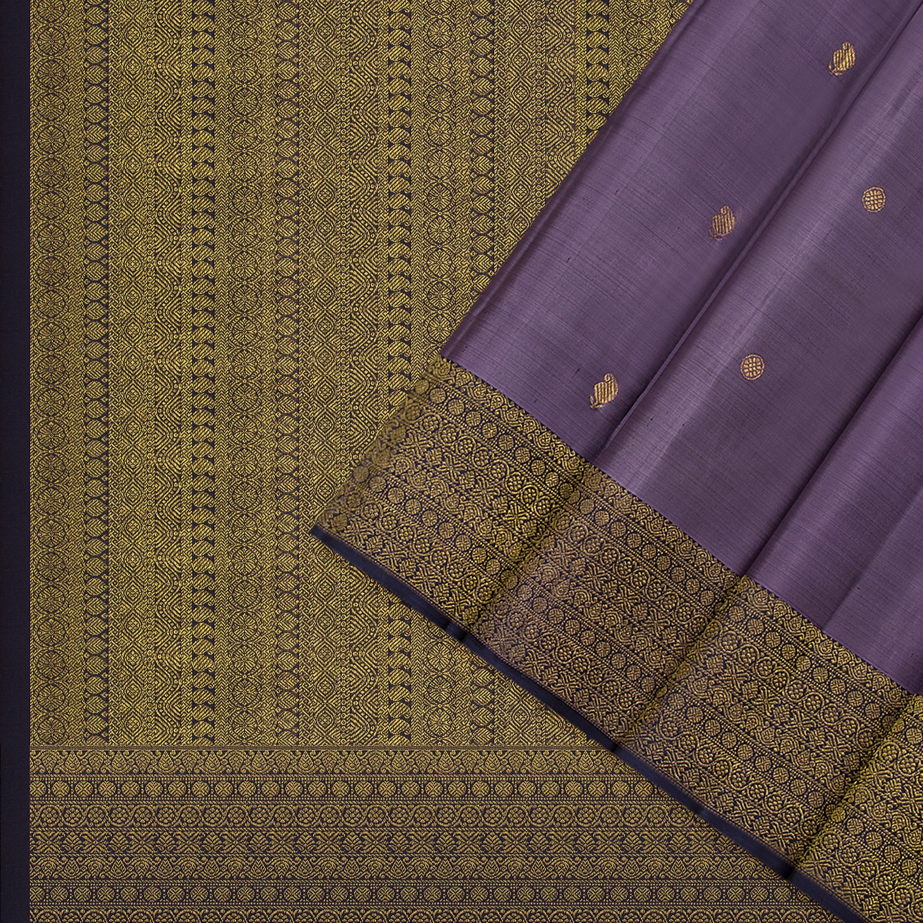 Kanakavalli Kanjivaram Silk Sari 23-595-HS001-13690 - Cover View