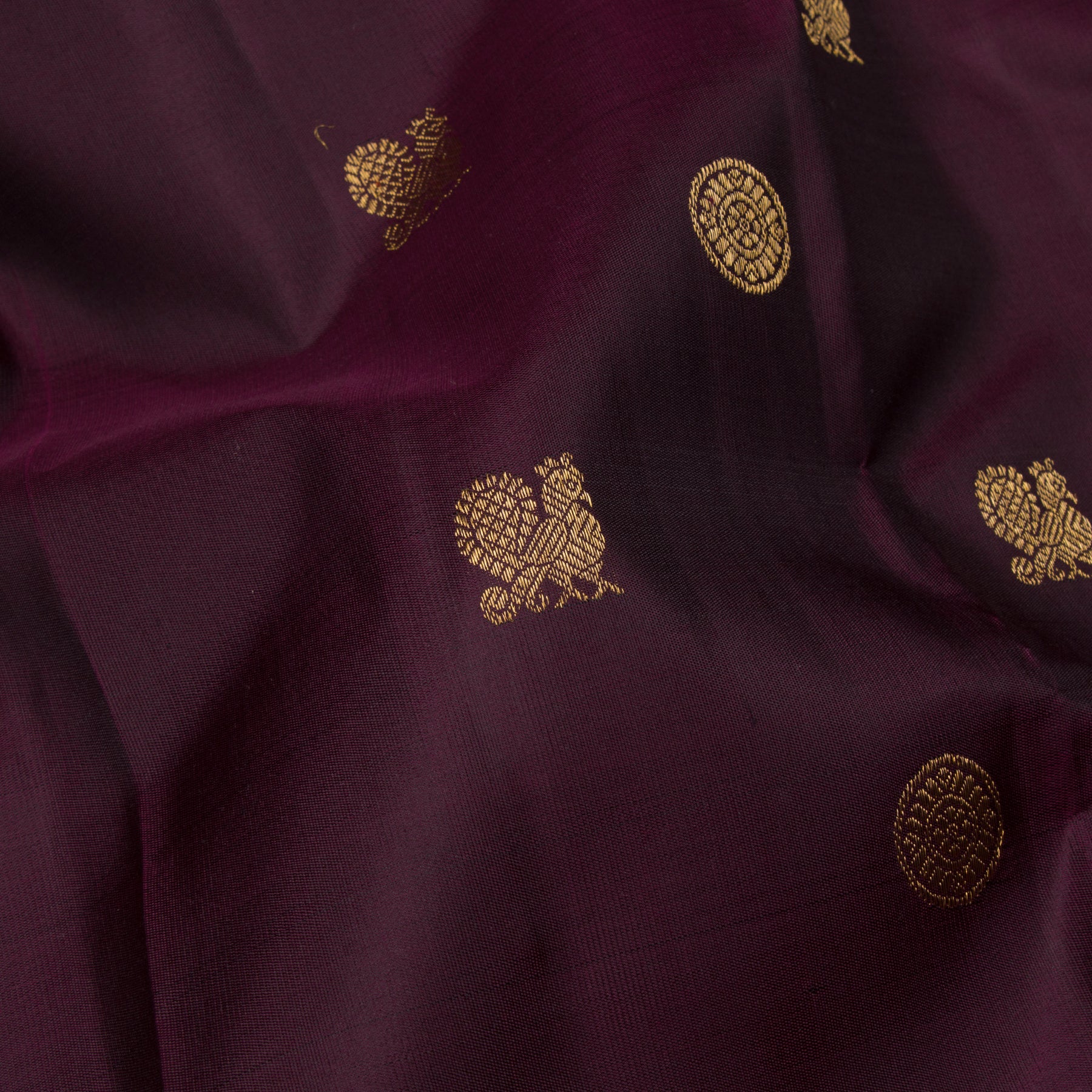 Kanakavalli Kanjivaram Silk Sari 23-595-HS001-13695 - Fabric View