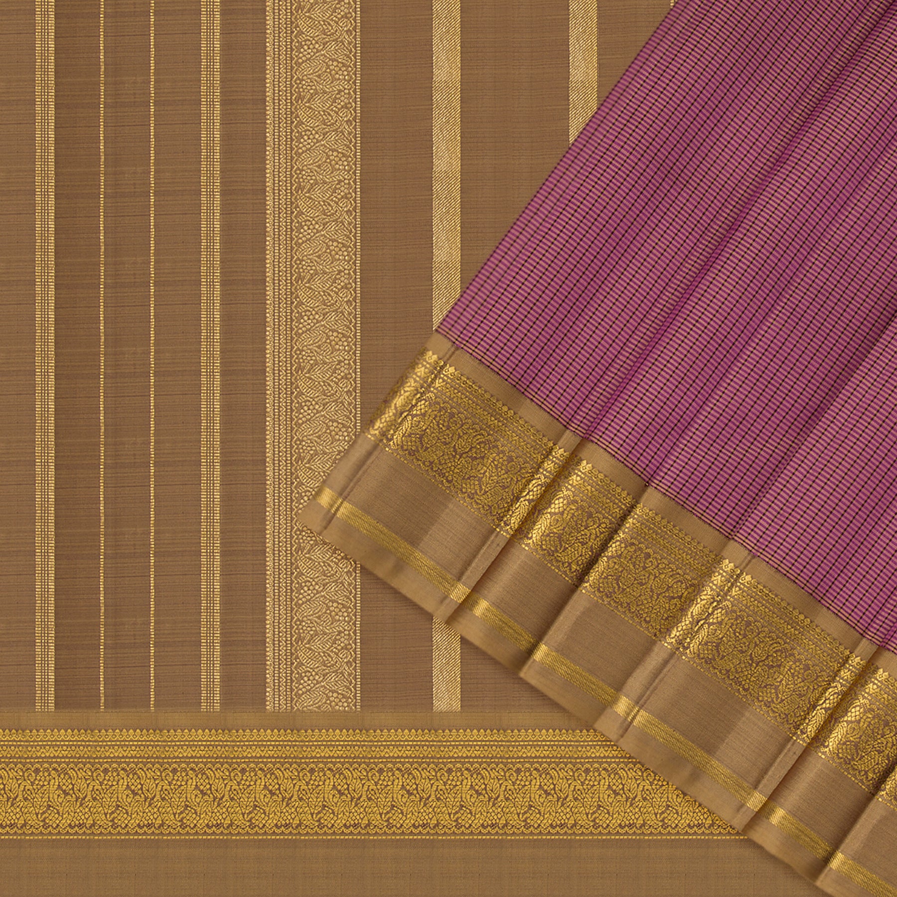 Kanakavalli Kanjivaram Silk Sari 23-595-HS001-13705 - Cover View