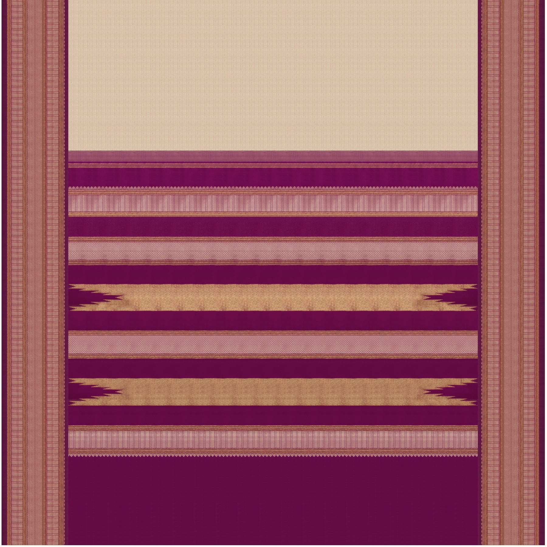 Kanakavalli Kanjivaram Silk Sari 23-595-HS001-13712 - Full View