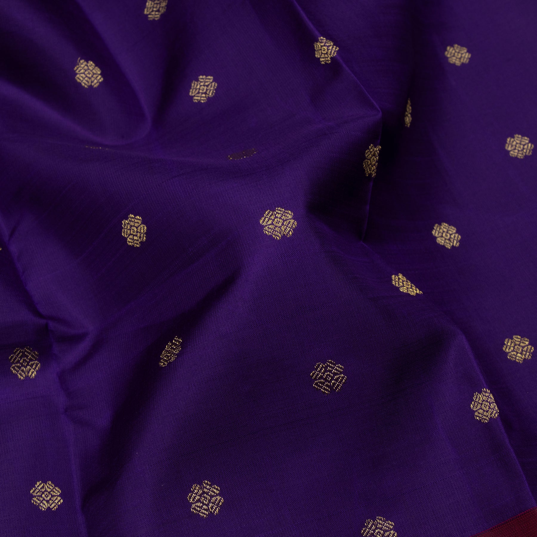 Kanakavalli Kanjivaram Silk Sari 23-595-HS001-13716 - Fabric View