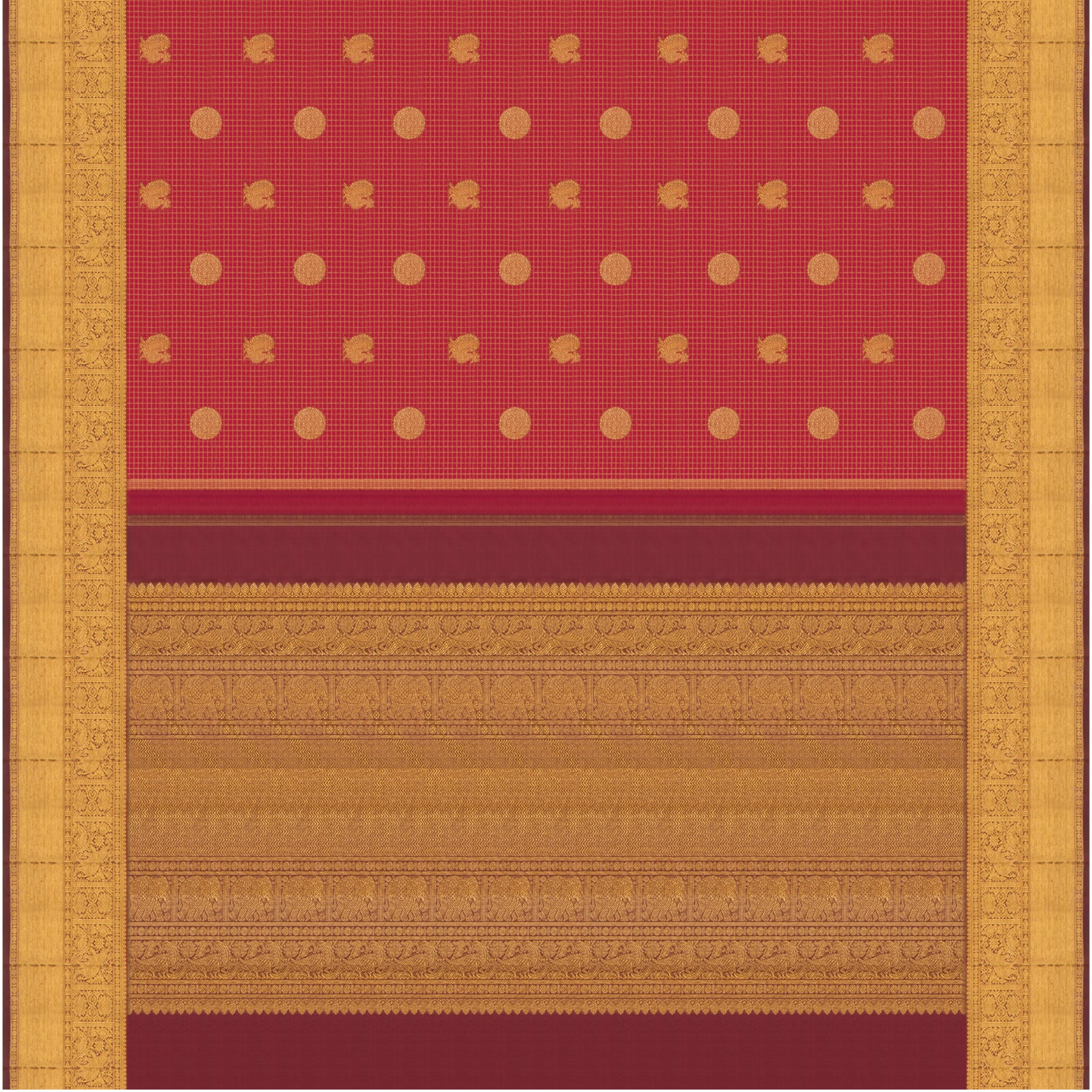 Kanakavalli Kanjivaram Silk Sari 23-595-HS001-13723 - Full View