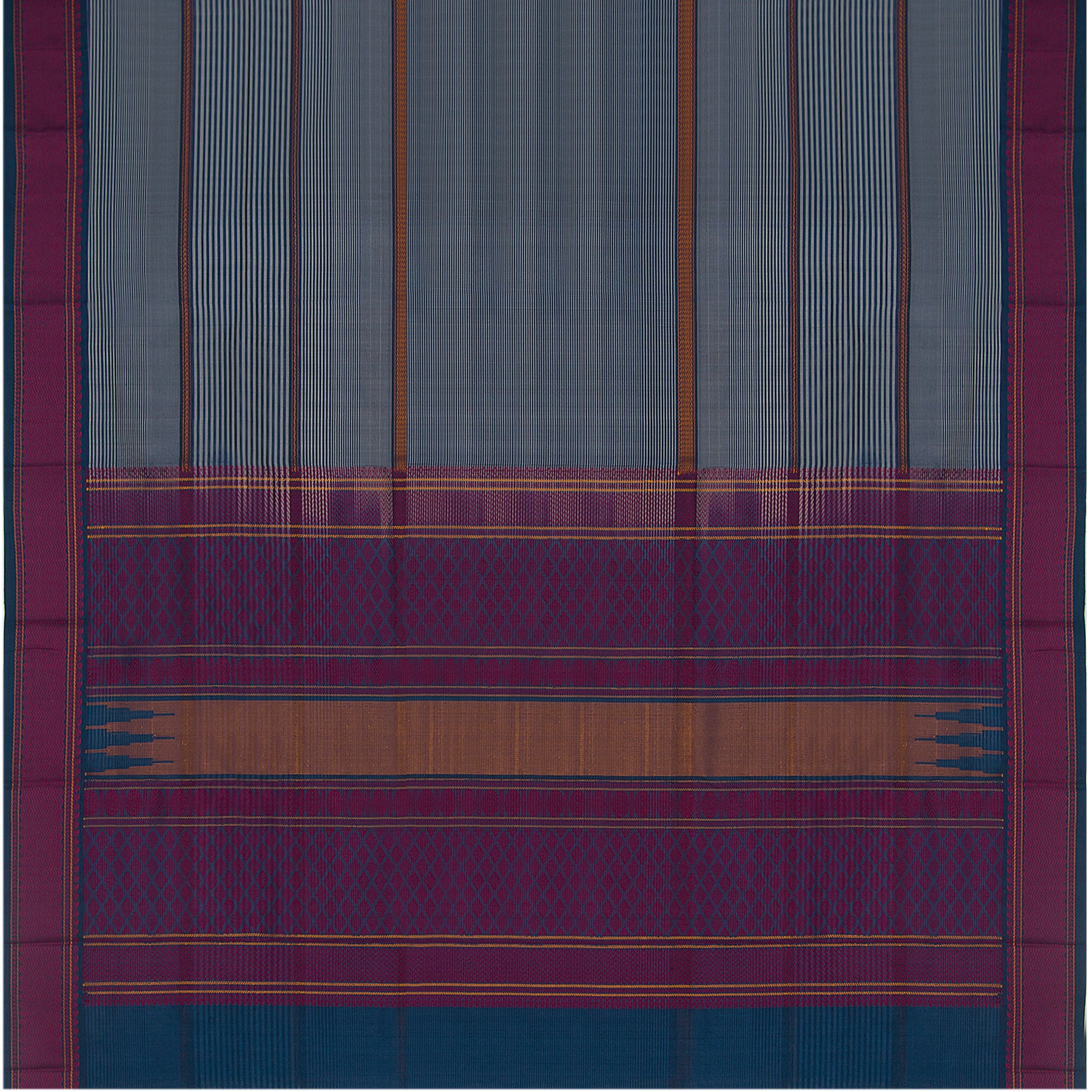 Kanakavalli Silk/Cotton Sari 23-598-HS005-05859 - Full View