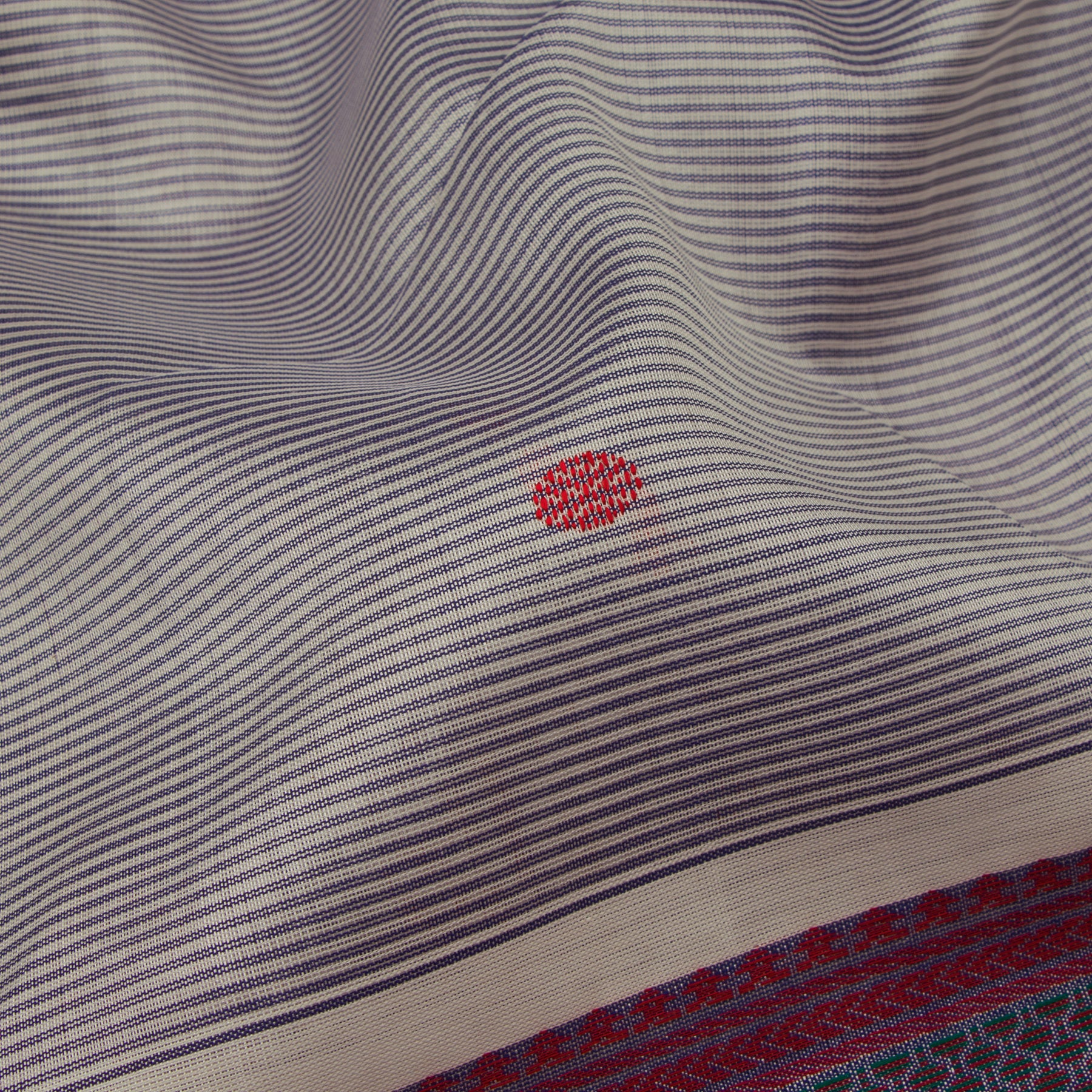Kanakavalli Silk/Cotton Sari 23-598-HS005-01161 - Fabric View