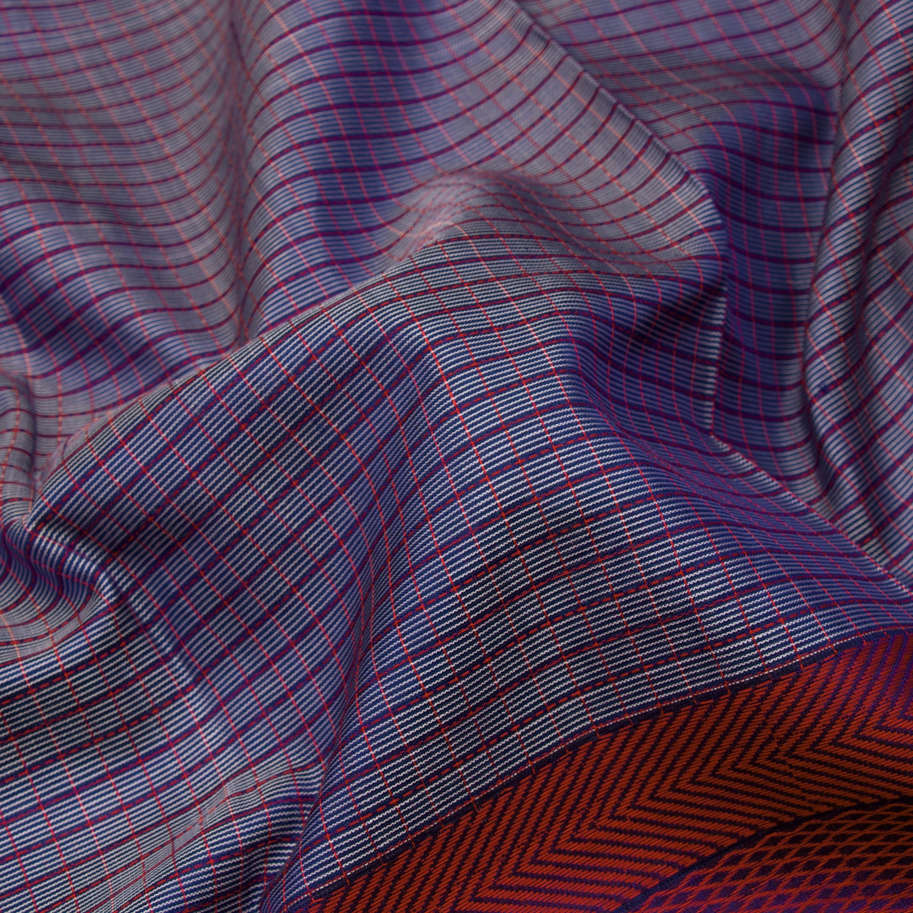 Kanakavalli Silk/Cotton Sari 23-598-HS005-05460 - Fabric View
