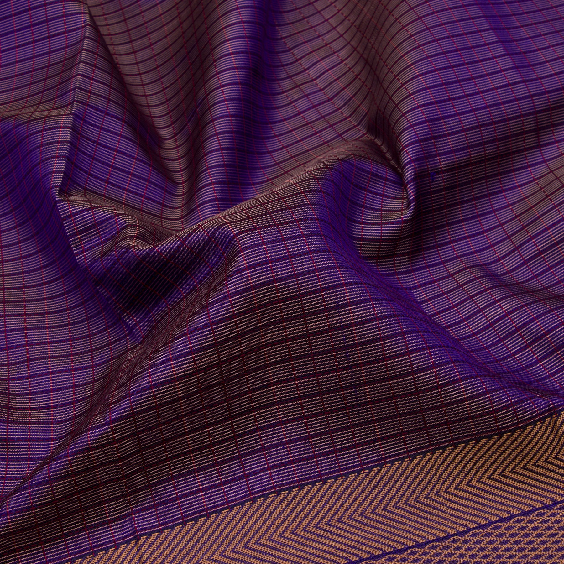 Kanakavalli Silk/Cotton Sari 23-598-HS005-07306 - Fabric View