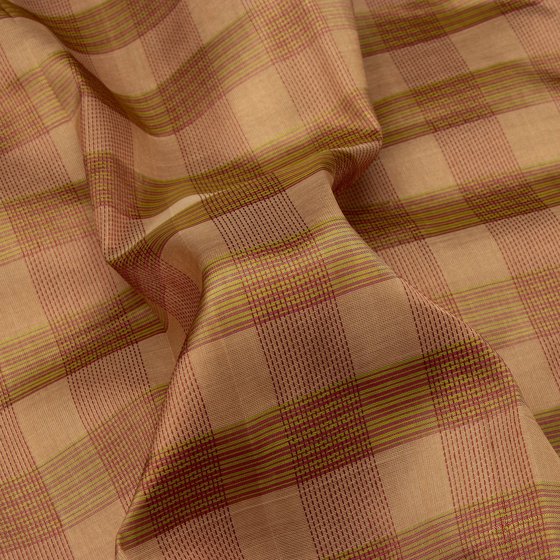 Kanakavalli Silk/Cotton Sari 23-598-HS005-10204 - Fabric View