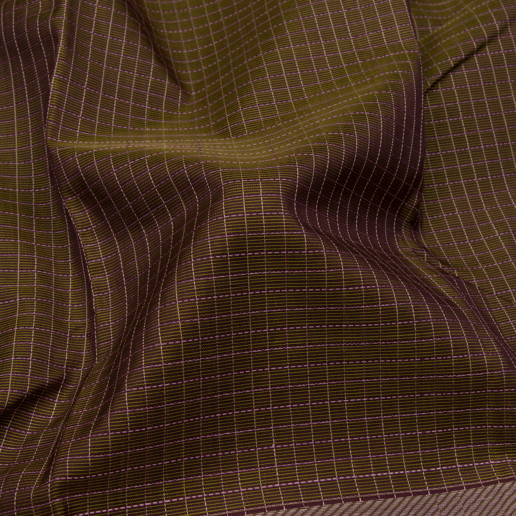 Kanakavalli Silk/Cotton Sari 23-598-HS005-12964 - Fabric View