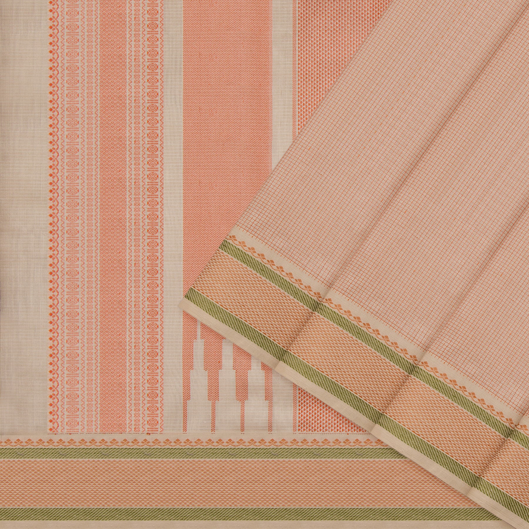 Kanakavalli Silk/Cotton Sari 23-598-HS005-14634 - Cover View