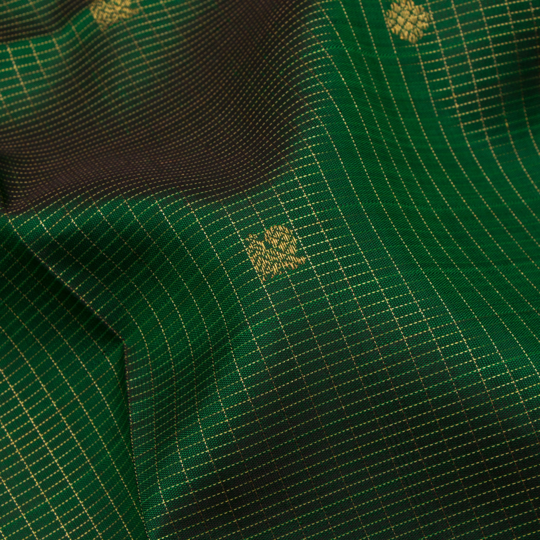 Kanakavalli Kattam - Vari Silk Blouse Length 23-599-HB001-12471 - Fabric View