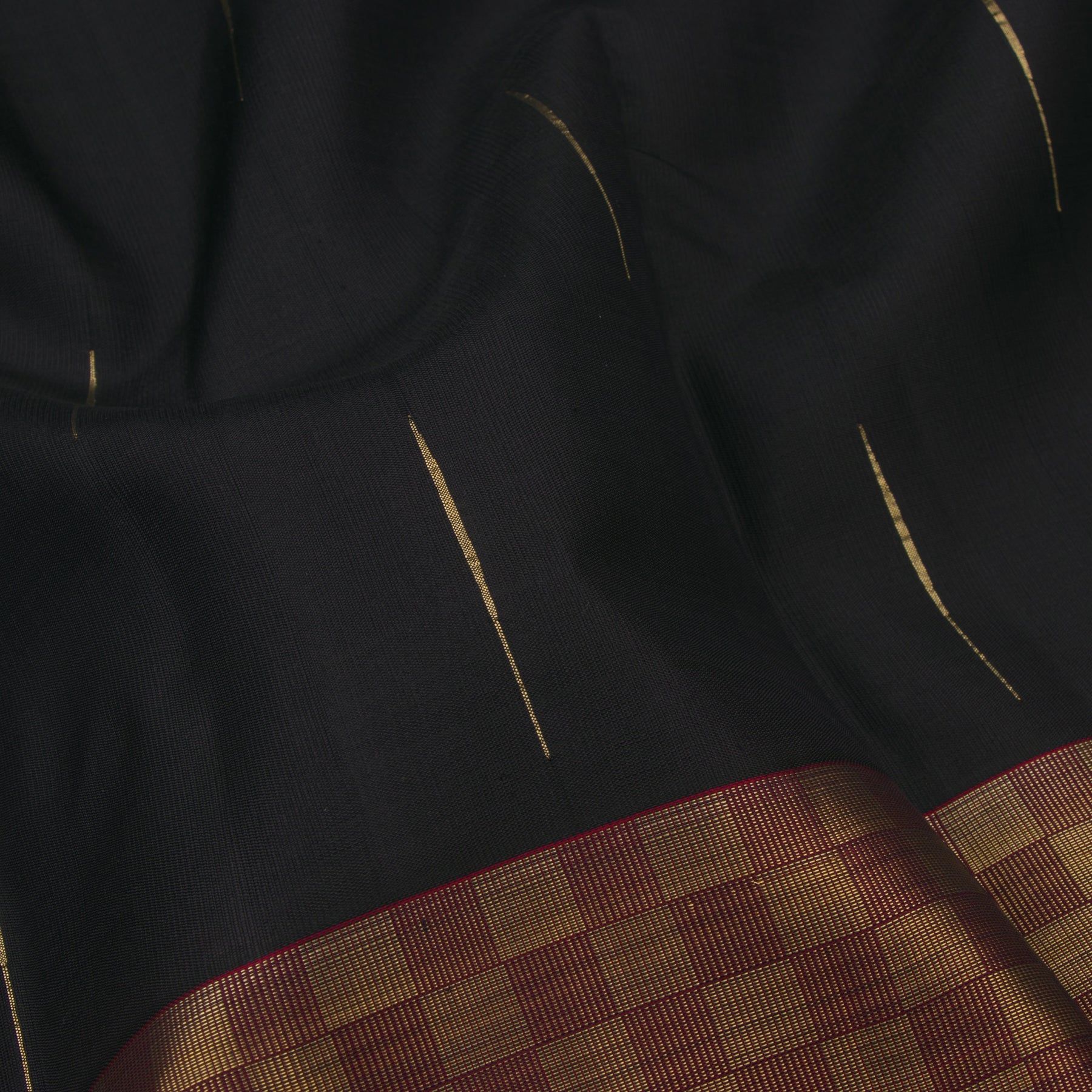 Kanakavalli Kanjivaram Silk Sari 23-599-HS001-00718 - Fabric View