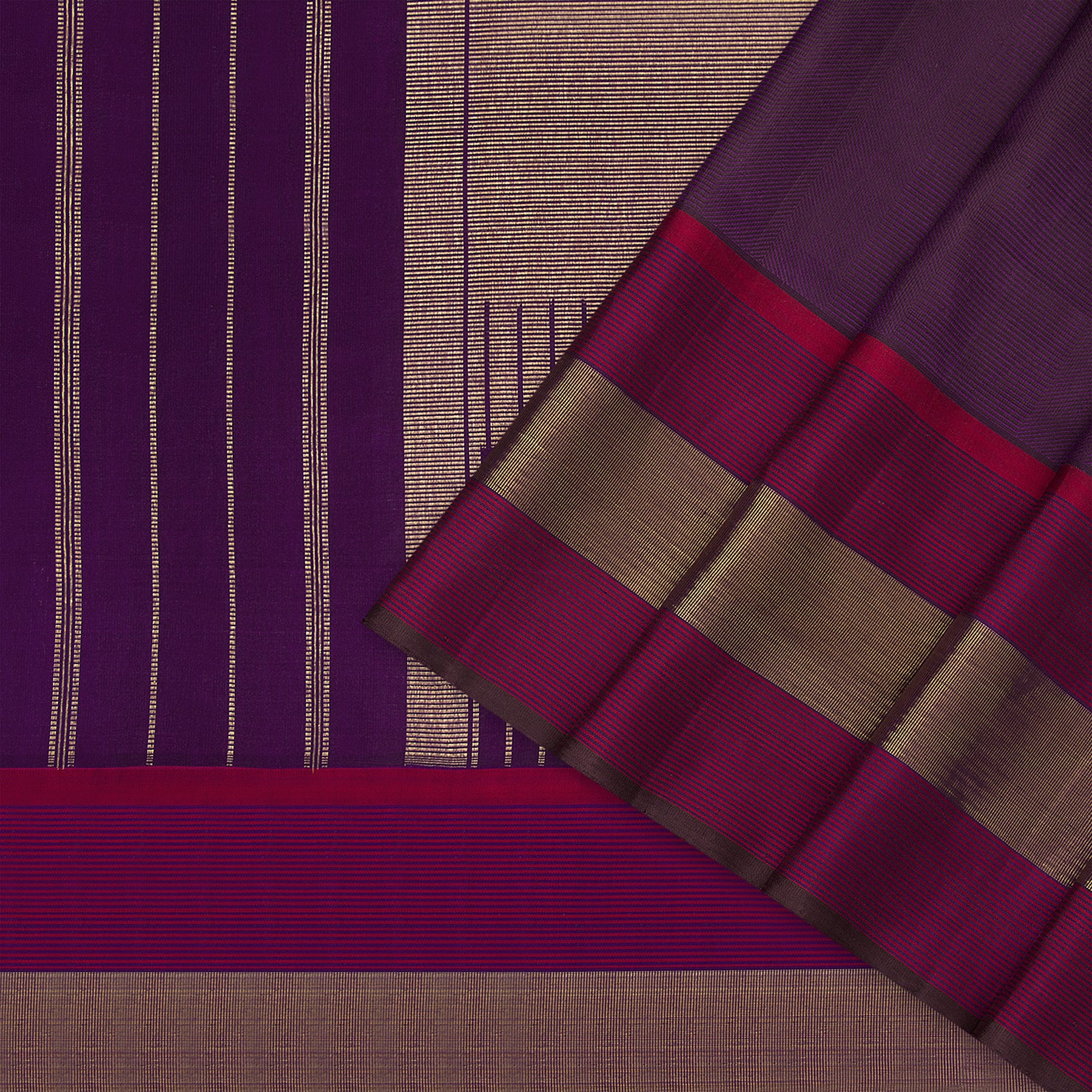 Kanakavalli Kanjivaram Silk Sari 23-599-HS001-00800 - Cover View