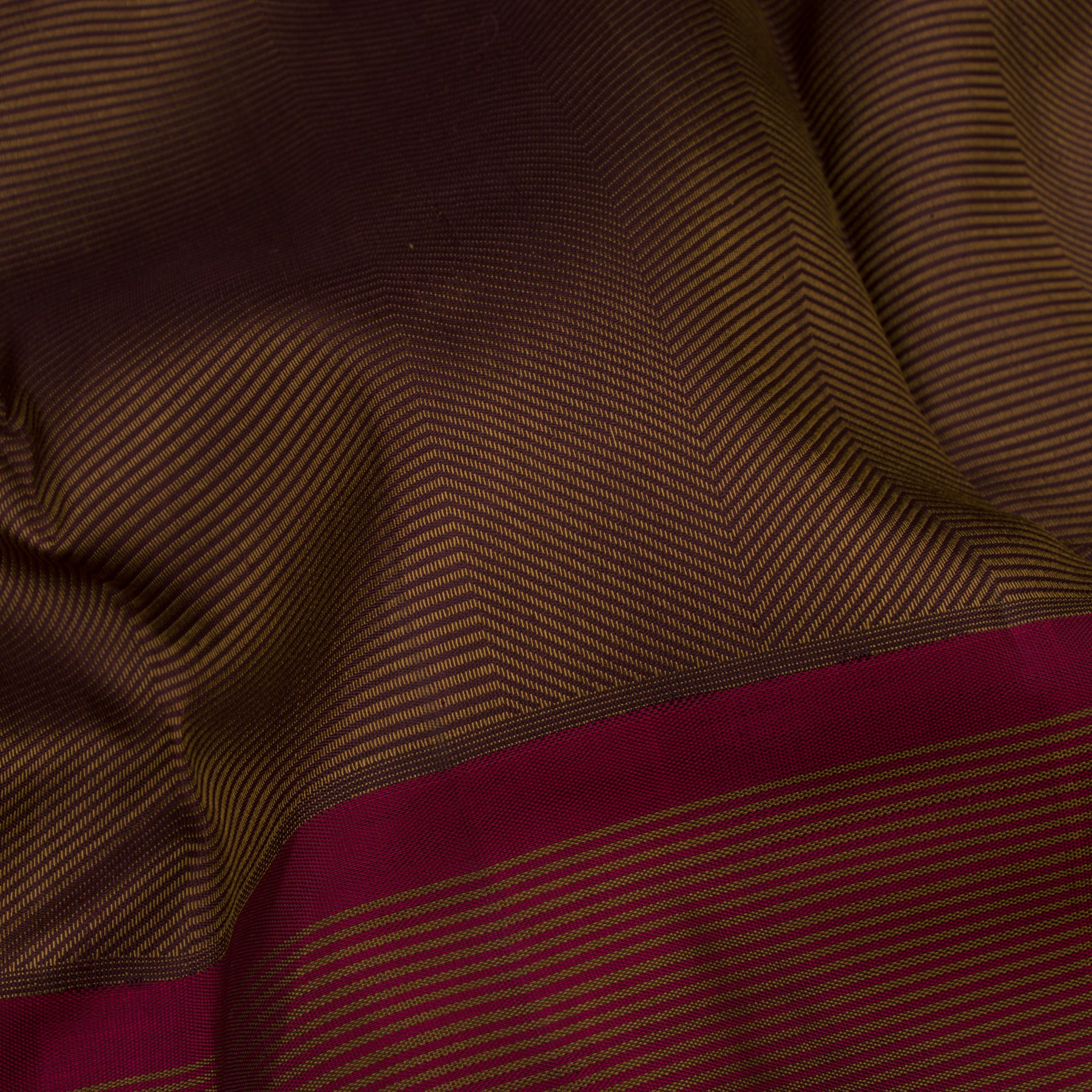Kanakavalli Kanjivaram Silk Sari 23-599-HS001-00802 - Fabric View