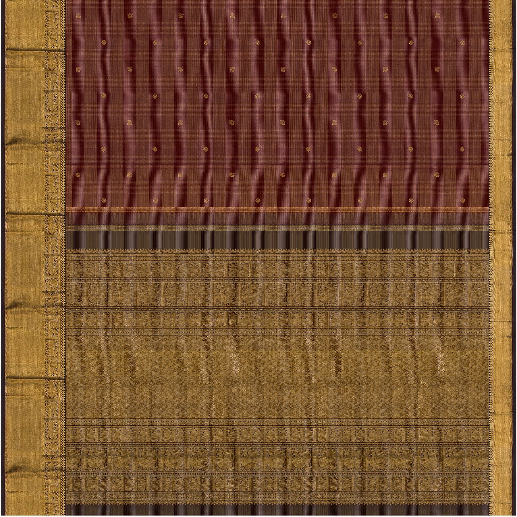 Kanakavalli Kanjivaram Silk Sari 23-599-HS001-01547 - Full View